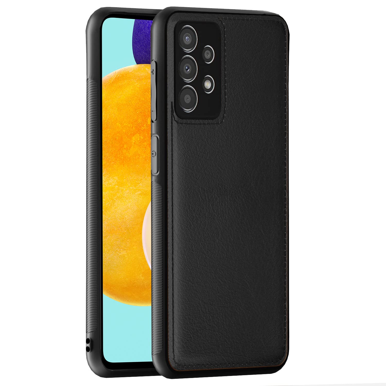 Pikkme Samsung Galaxy A52 / A52s 5G Back Cover | Flexible Pu Leather | Full Camera Protection | Raised Edges | Super Soft-Touch | Bumper Case for Samsung Galaxy A52 / A52s 5G (Black) (B0BYVYRMCT) Amazon Price History, Amazon Price Tracker