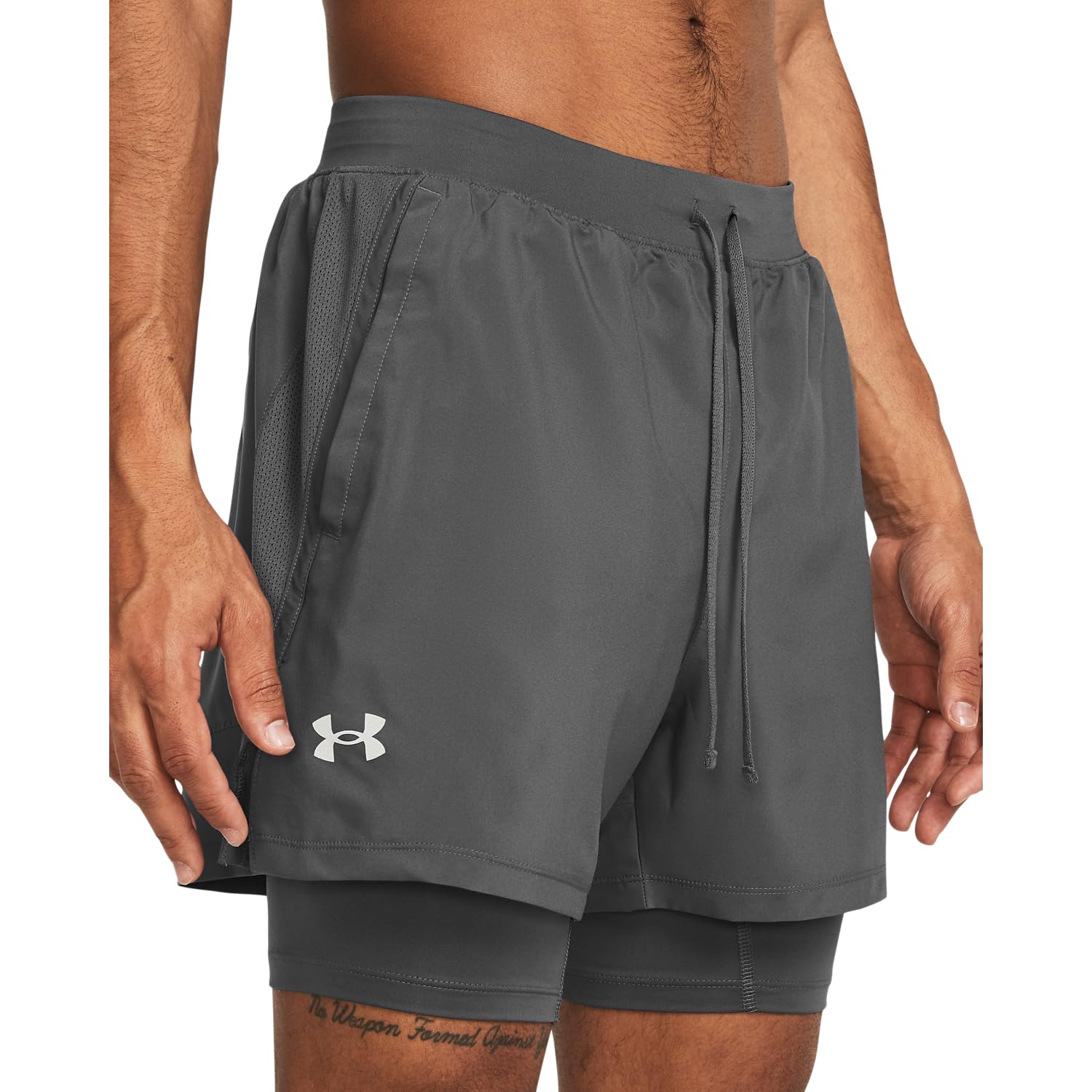 Under Armour Men's UA Launch 2-in-1 5" Shorts - Dół Mężczyźni