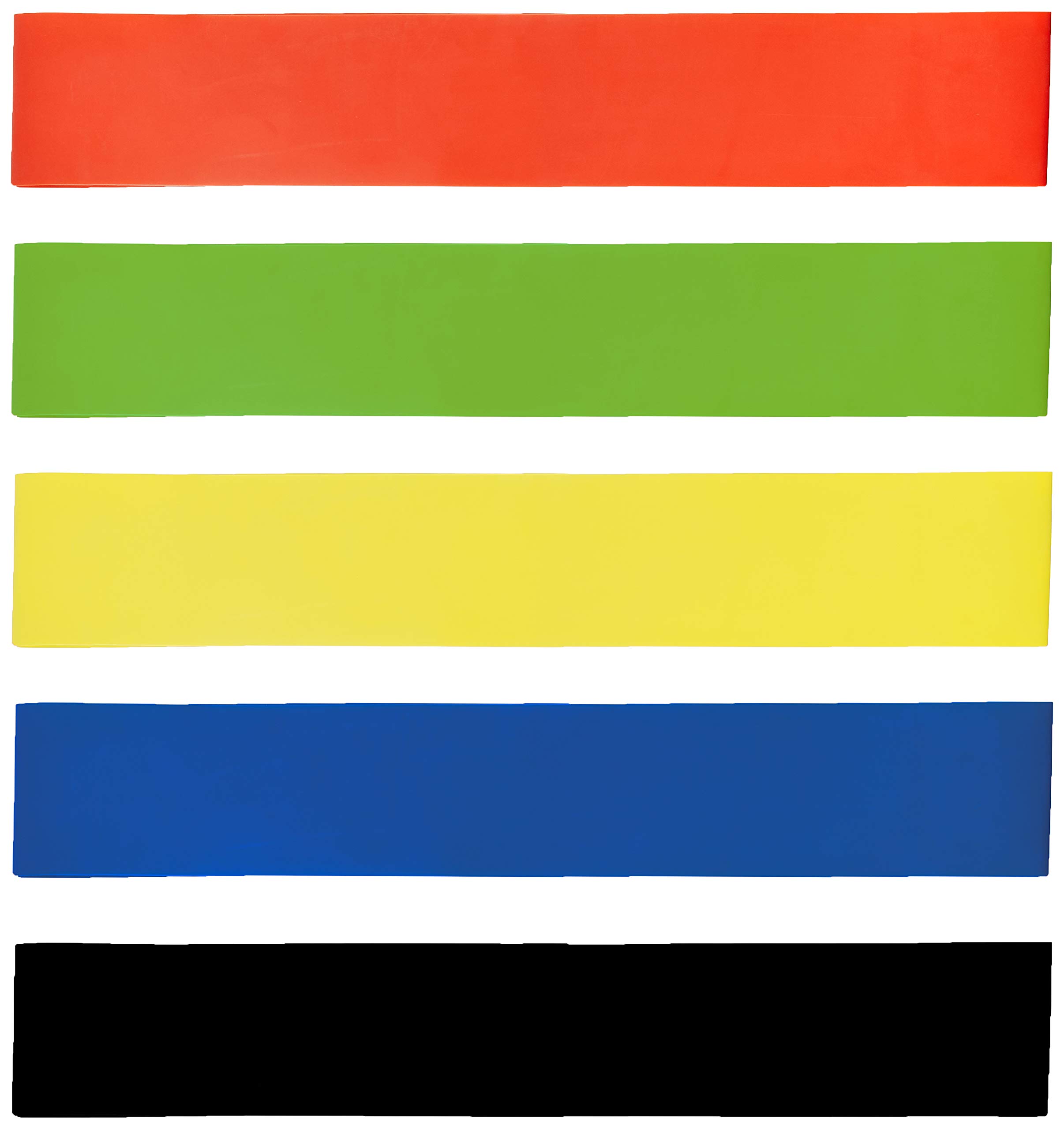 SKY-TOUCH Resistance Stretch Bands Set of 5, Improve Flexibility and Strength Premium Workout Equipment, Skin Friendly, Pull up Assist, Fitness Band, Suitable for Muscle Stretching, Yoga,Exercise Gym