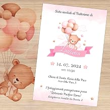 Cormar Personalised Baby Christening Invitation Pack of 15