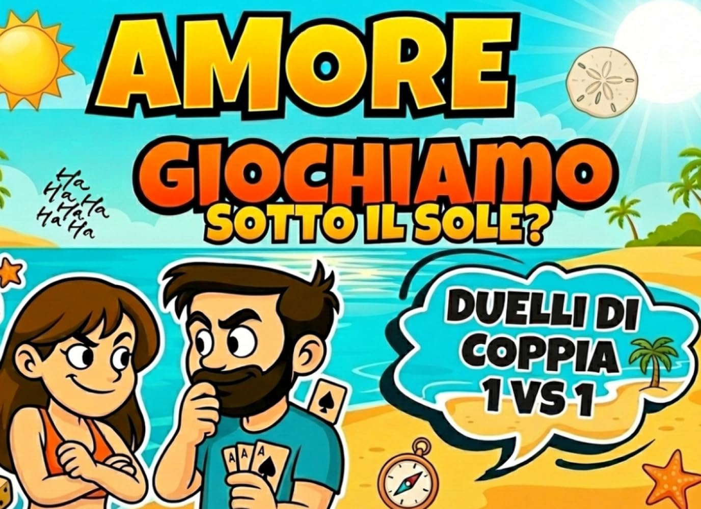 Amore Giochiamo Sotto il Sole?: Giochi di Coppia: Sfide 1vs 1 per divertirsi insieme e rafforzare la vostra complicità