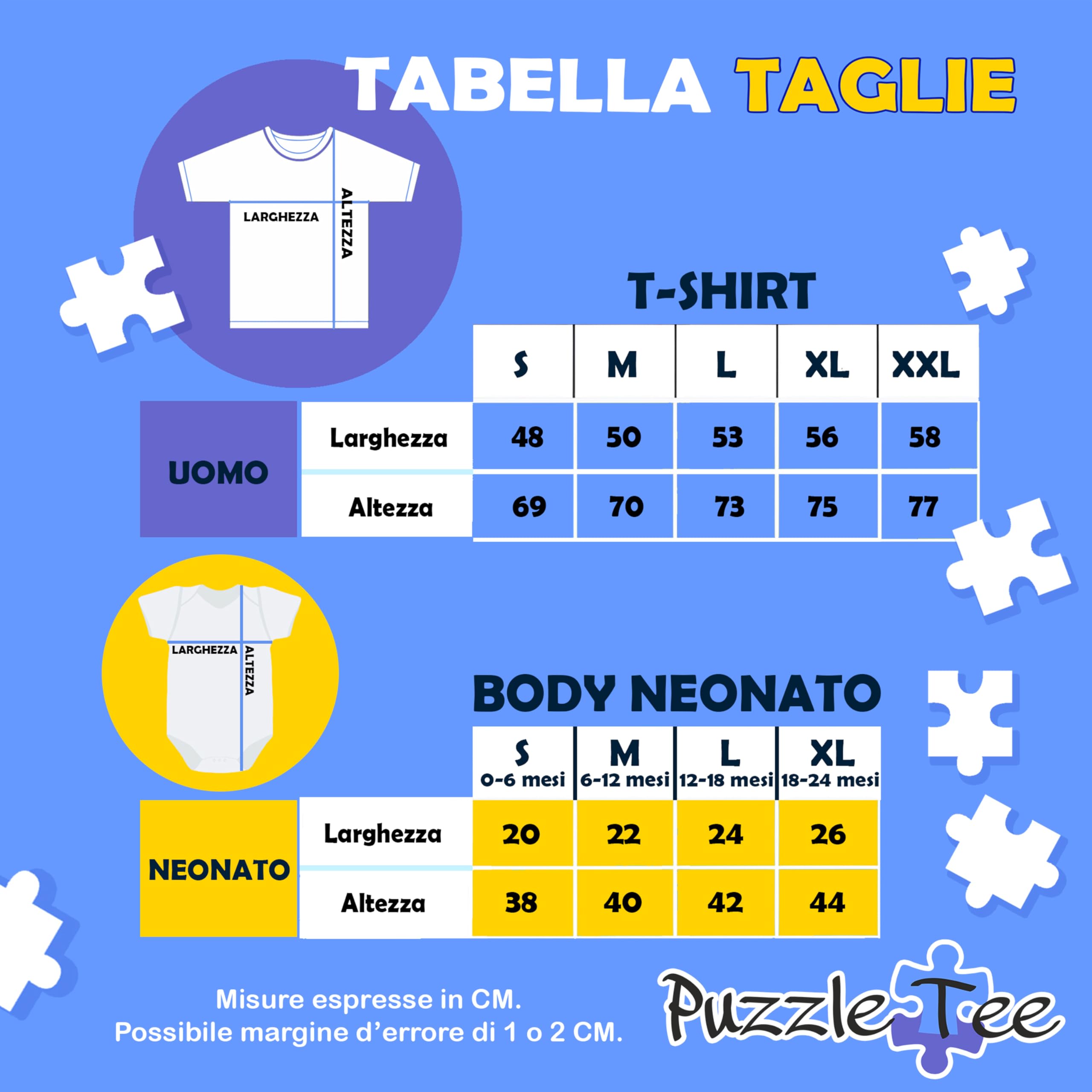 Puzzletee Coppia T-Shirt e Body Padre Figlio - Festa del papà - The Original, The Remix - Cotone Morbido e Traspirante, Stampa Diretta su Tessuto - Regalo Originale e Divertente