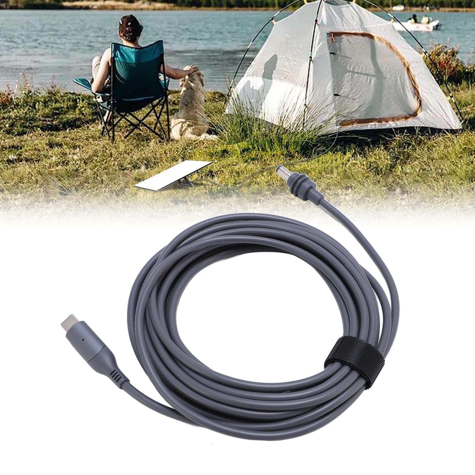 Cable de Alimentación Satelital USB C a CC con Indicador LED, Rendimiento Superior para Carga de Alta Velocidad, Resistente Al Agua para Uso en Exteriores (#5)