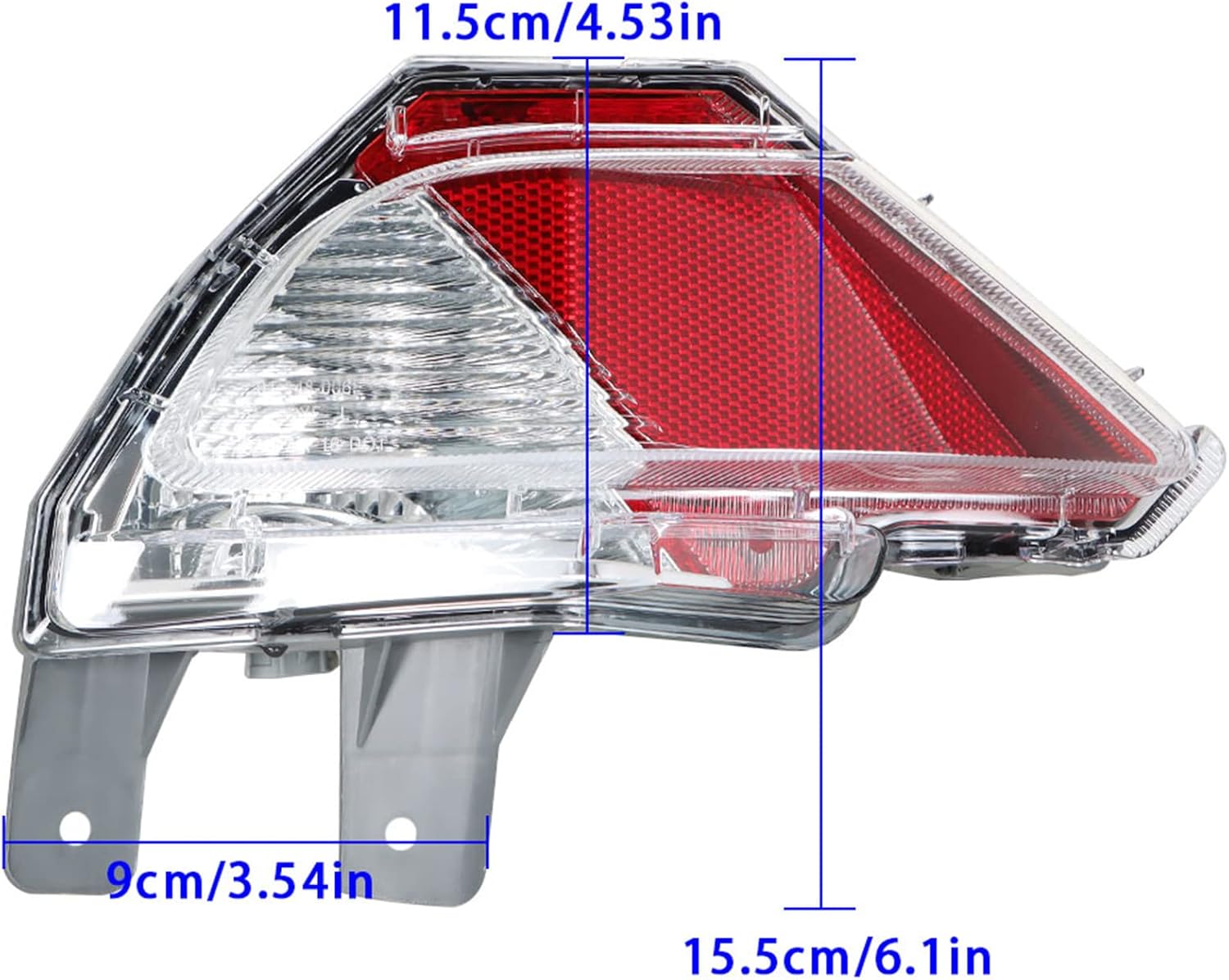 labwork Rear Bumper Reflector Stop Tail Light Brake Lamp Replacement for RAV4 2016-2019 Rear Left Side
