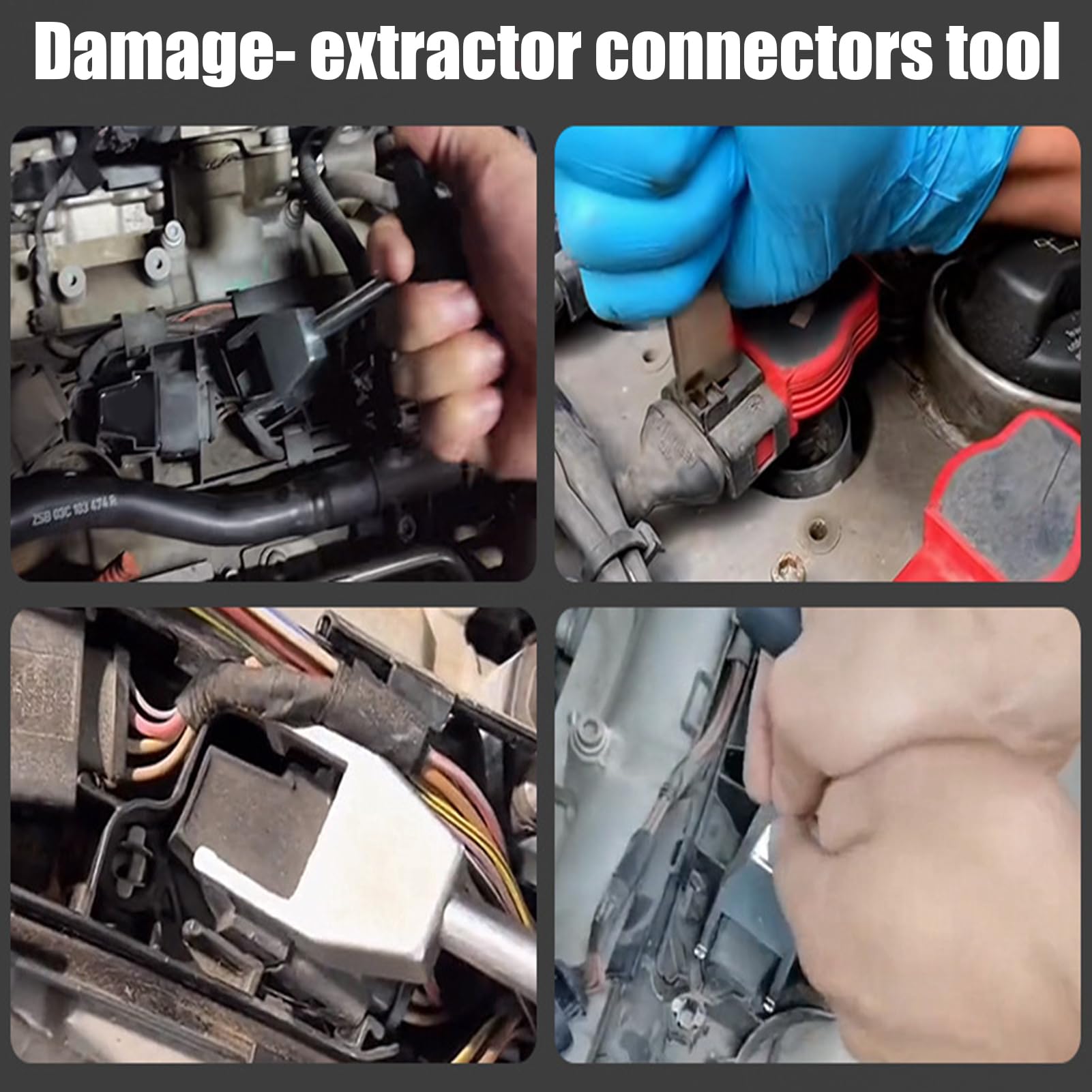 Strumento di rimozione del connettore a spillo, estrattore per connettore | a forma di T, per auto, camion, moto, garage, officina, manutenzione