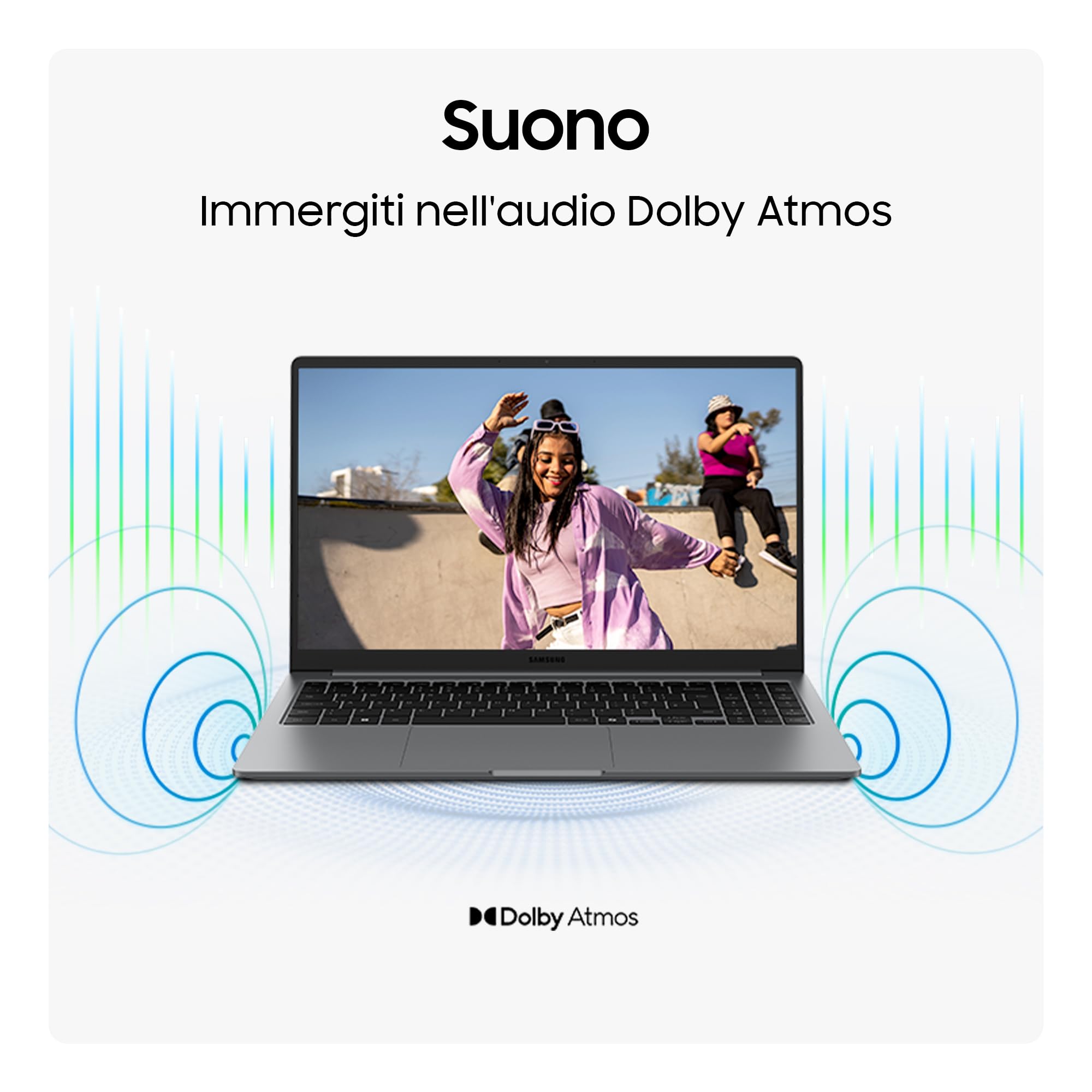 Samsung Galaxy Book5 15.6" Laptop AI, Processore Intel Core Ultra 7 255U, 16GB RAM DDR5X, 1TB, Display Full HD, Windows 11 Home, Gray [Versione Italiana]