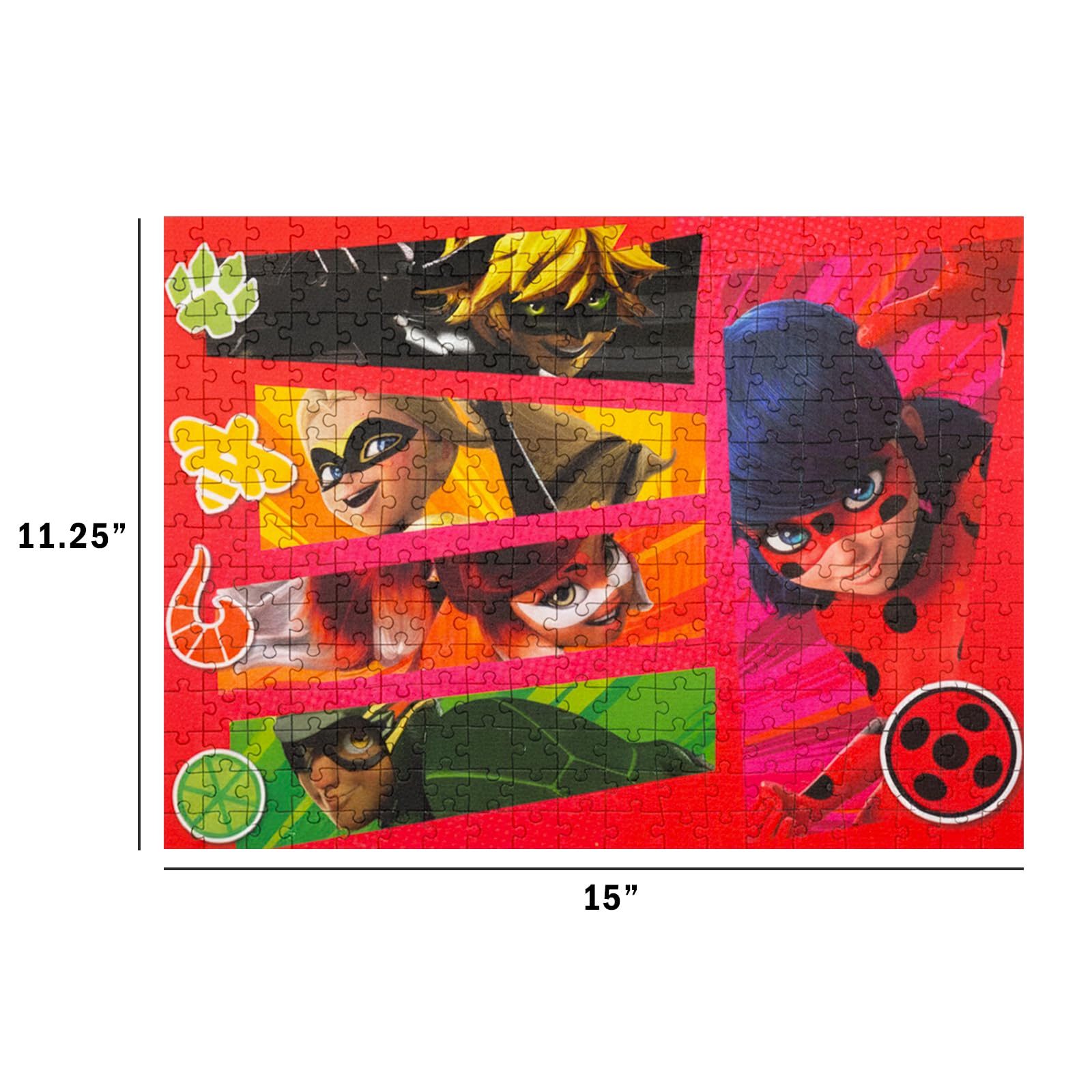 Amazon.com: Miraculous Ladybug Puzzle 2 Pack for Kids - Bundle