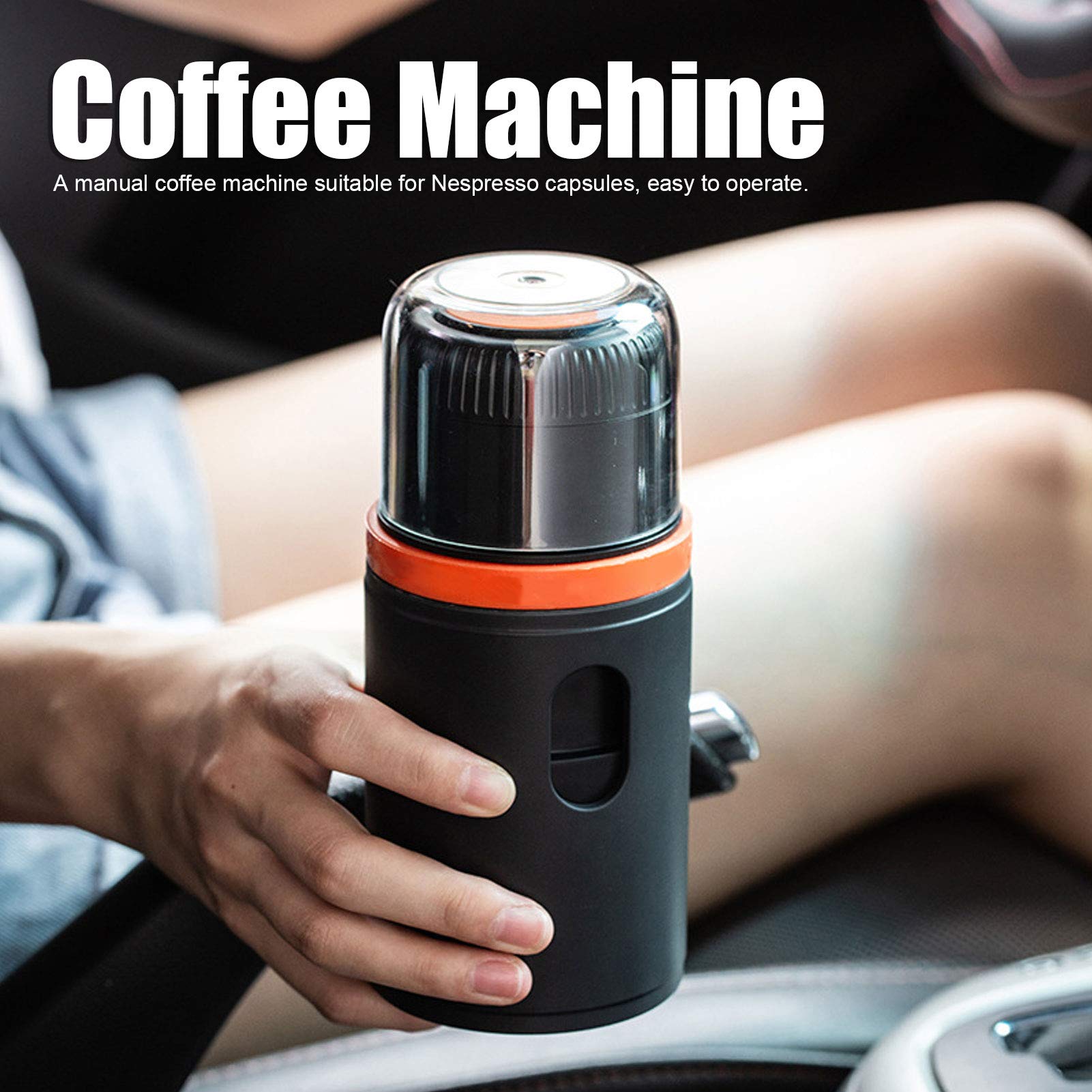Máquina de café de cápsulas portátil, máquina de café Manual, electrodomésticos, Oficina, Herramienta para Hacer café al Aire Libre, Apta para cápsulas Nespresso, Prensa Manual, cafetera