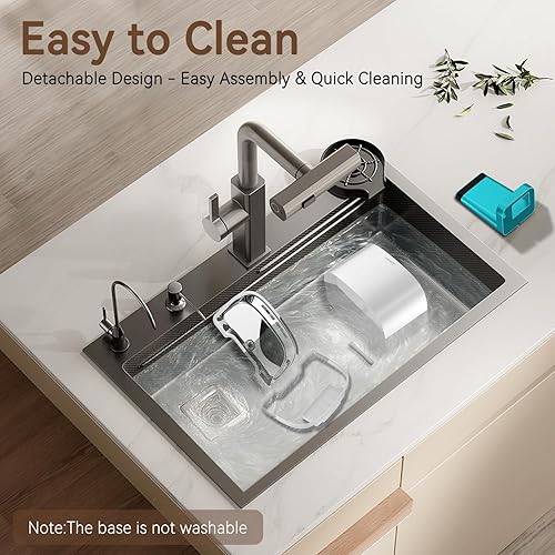 Miniatura 5 de Fuente de agua para gatos, fuente de agua sin bombeo de 122 oz3.6 L, fuente de agua inalámbrica para gatos en interiores, fuente de agua para perros