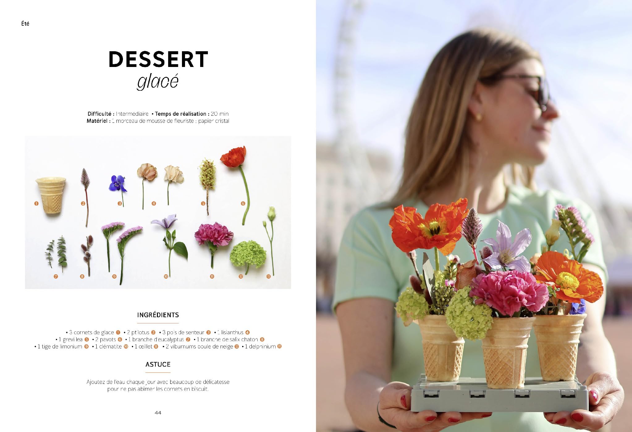 Bouquets comme des recettes: 40 pas-à-pas pour réaliser ses bouquets