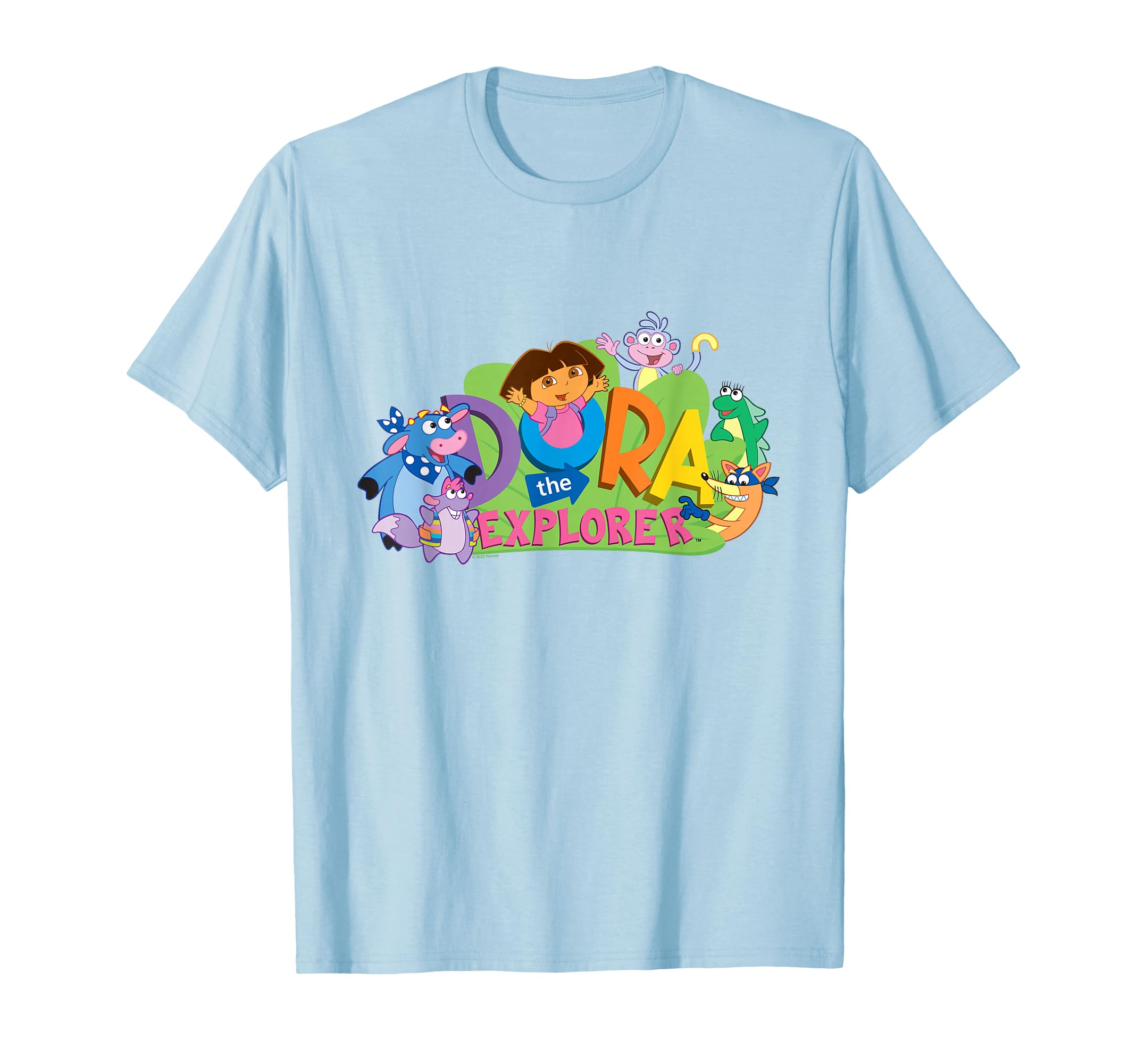 Amazon.com: Dora The Explorer Classic Logo with Boots and Swiper T