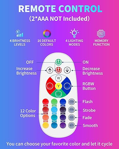 Miniatura 2 de Lámpara líquida LED de 16 colores con control remoto, lámpara de mesa inteligente RGB de 13 pulgadas, lámpara que cambia de color para sala de