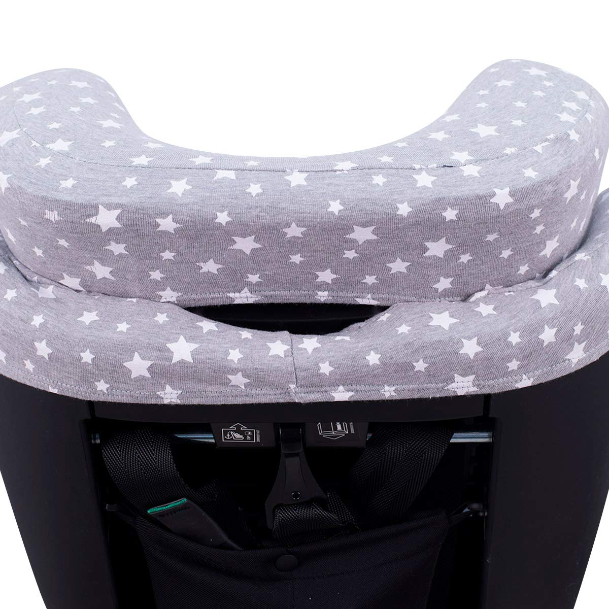 JYOKO Kids Funda Compatible con Romer Advansafix IV-M-R White Star