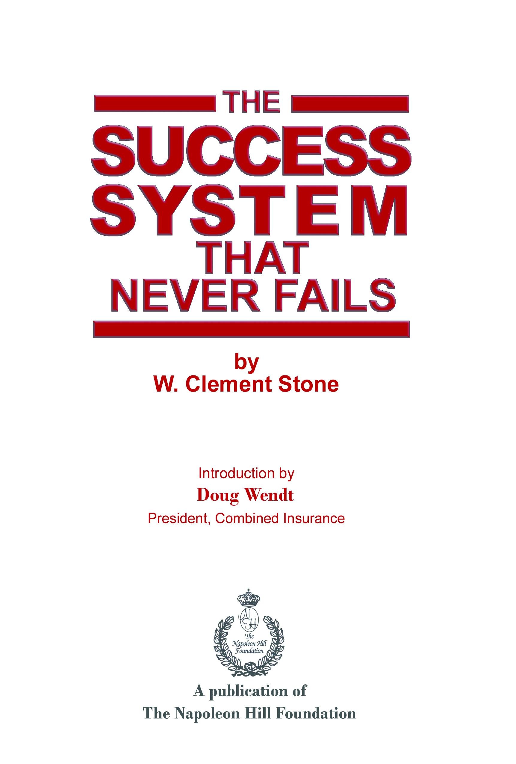 The Success System that Never Fails