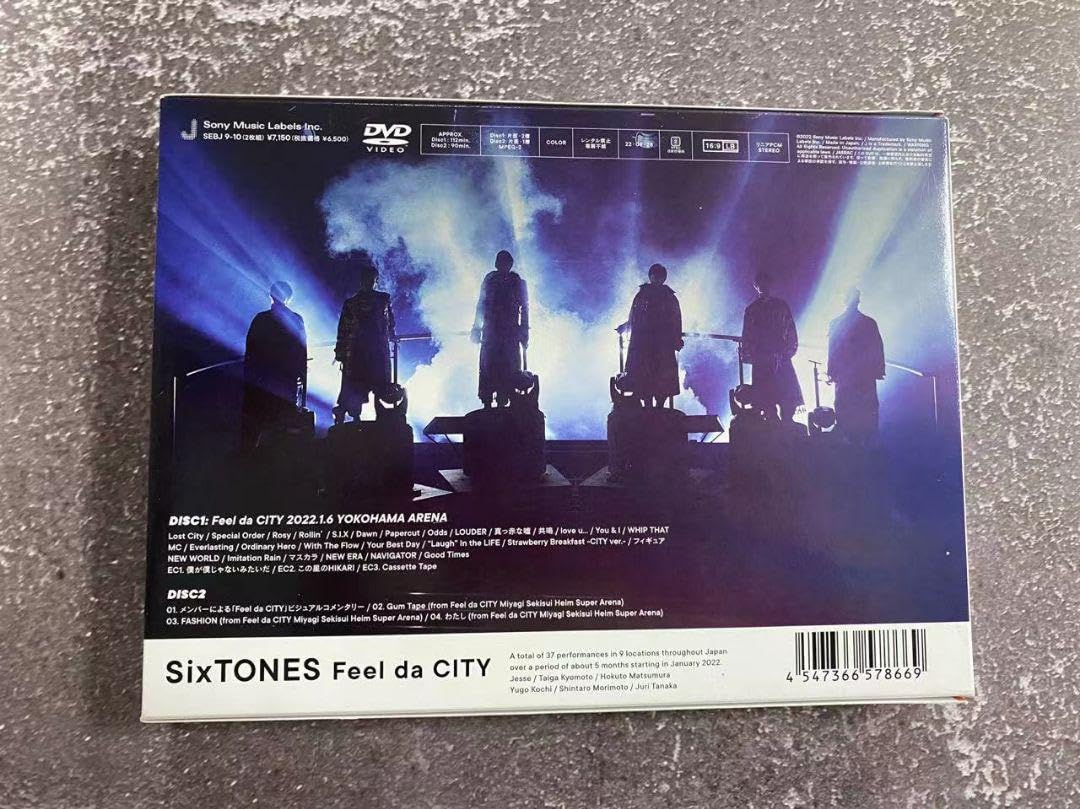 SixTONES Feel de CITY 初回盤 DVD Amazon.co.jp: SixTONES Feel da CITY 初回盤DVD : パソコン