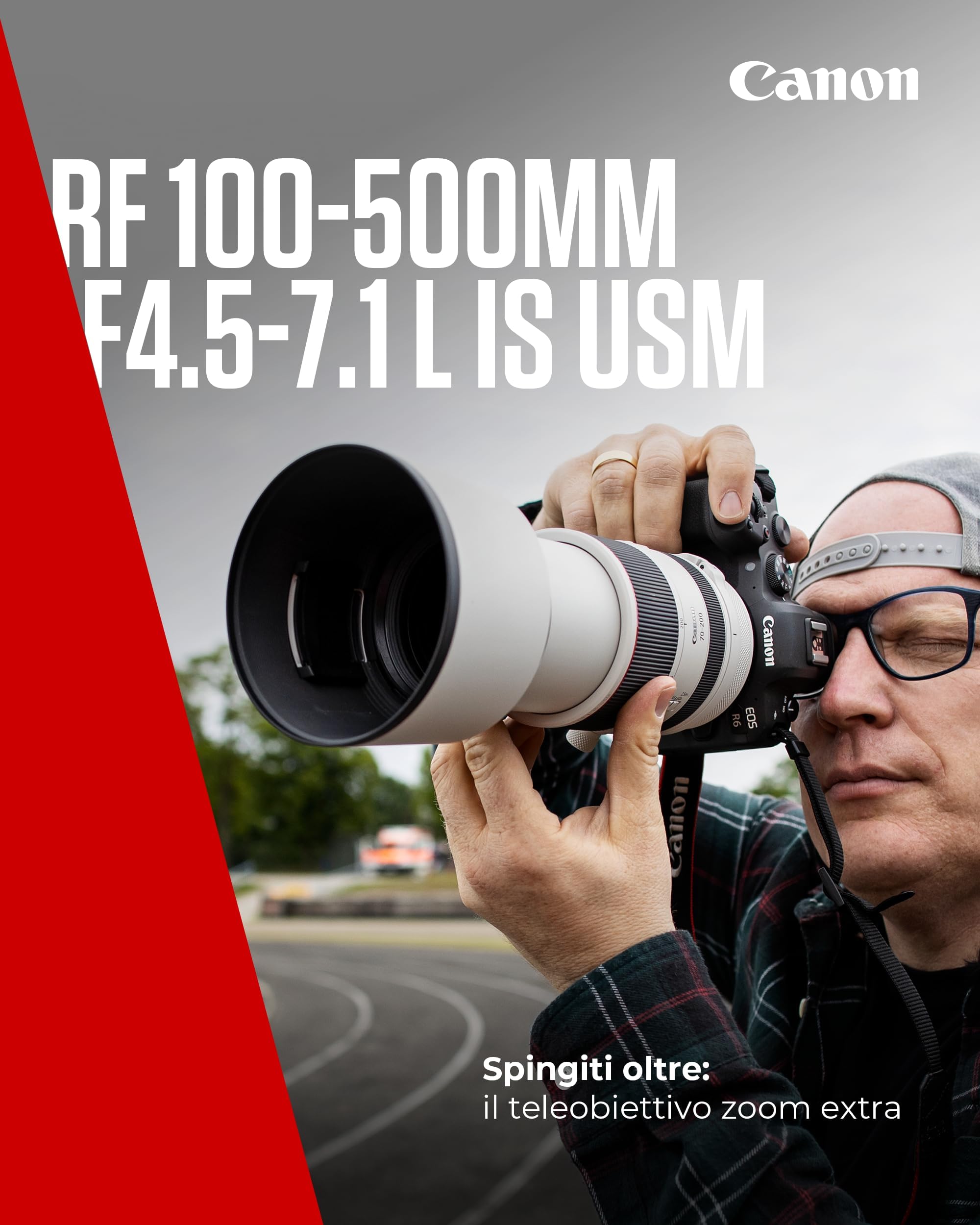 Canon RF 100-500mm F4.5-7.1L IS USM Obiettivo