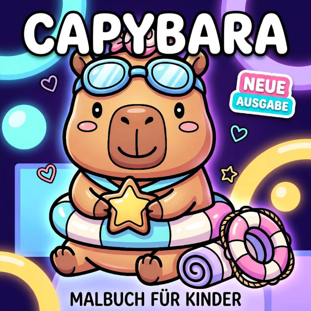 Capybara Malbuch: Liebevolle Illustrationen Für Kinder Ab 6 Jahren Und Jugendliche – Perfekt Zum Abschalten, Genießen Und Verschenken
