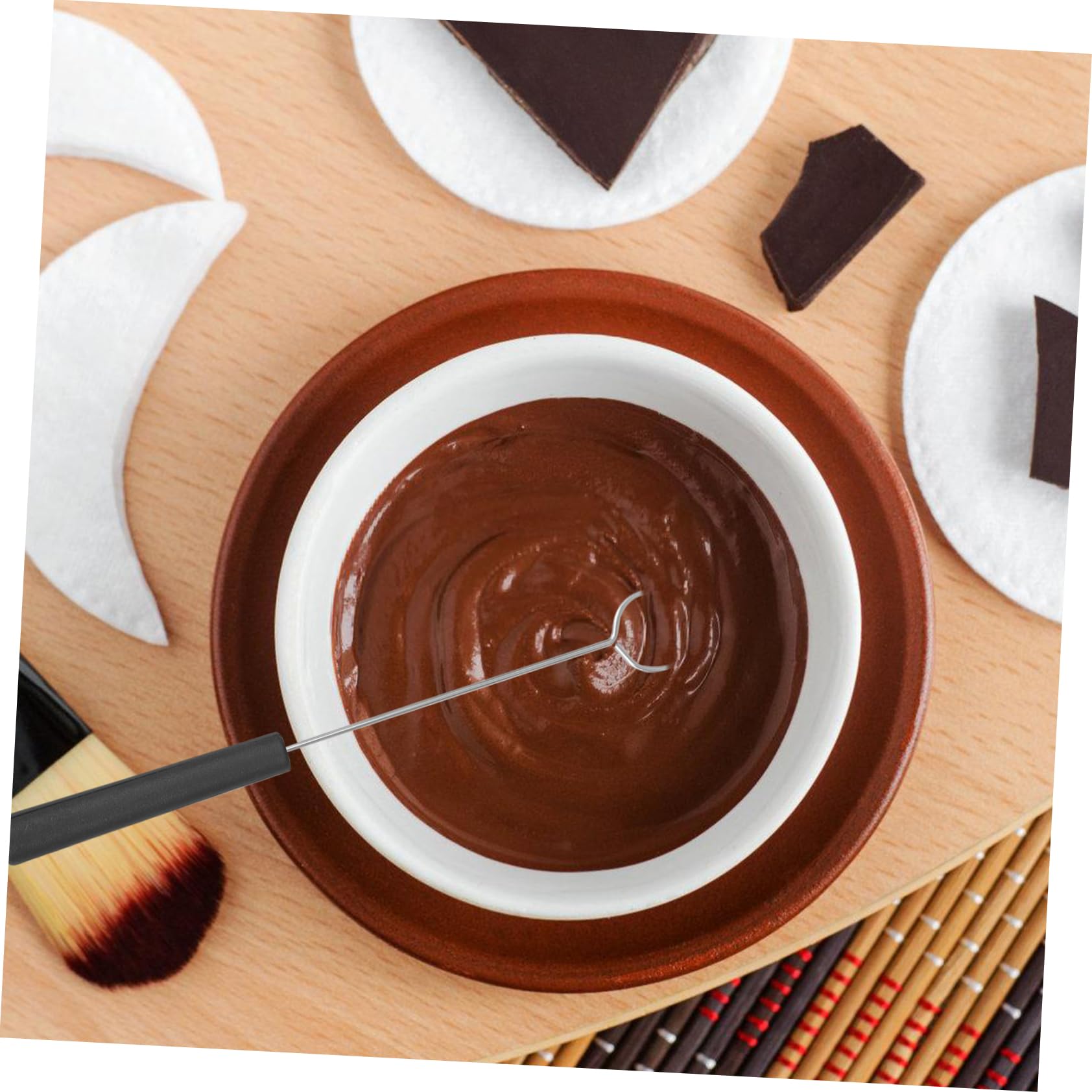 BESPORTBLE 3sets Spiral Dipping Forks Stainless Steel Barbecue Forks Chocolate for Candy Nut 5pcs*3