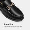 DREAM PAIRS Zapatos de Vestir para Mujer Penny Loafer Cómodos Slip On Casuales de Negocio Oficina 6