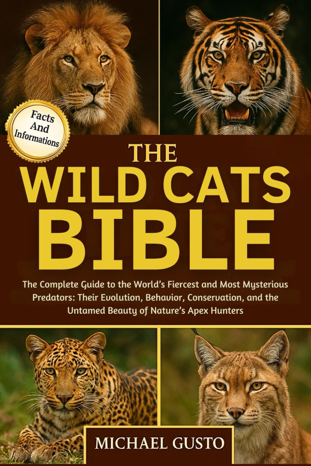 THE WILD CATS BIBLE: The Complete Guide to the World’s Fiercest and Most Mysterious Predators: Their Evolution, Behavior, Conservation, and the Untamed Beauty of Nature’s Apex Hunters