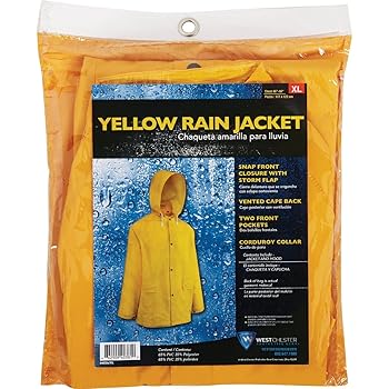 Amazon.com: 44036/XL XL 2PC YEL PVC Suit - Quantity 1
