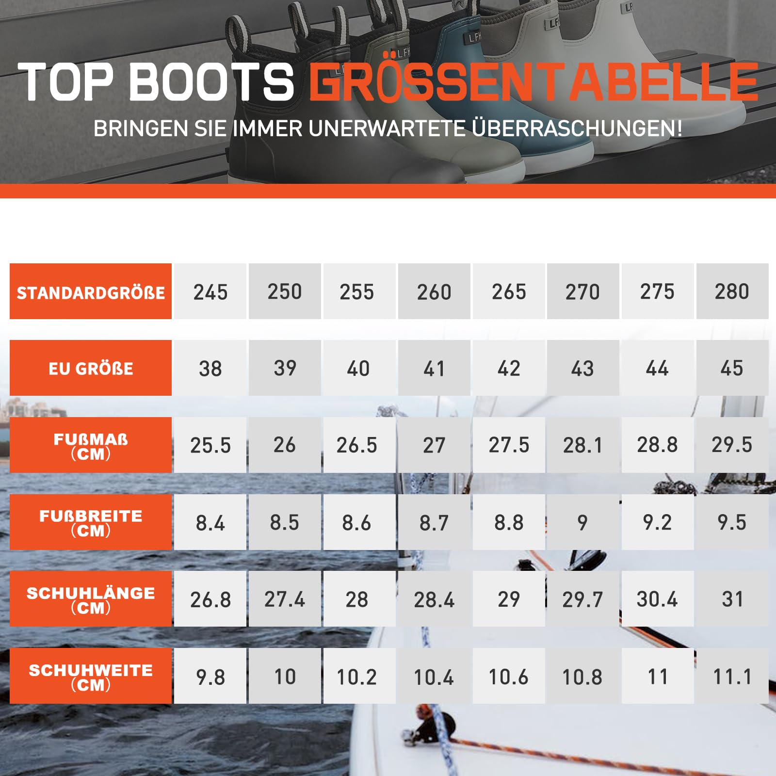 Bottes de Pluie Homme, Caoutchouc de Sécurité Bottine, Original Antidérapant étanche Boots Chaussures
