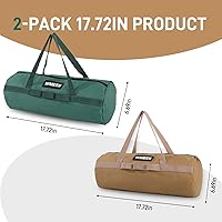 Vista 2 de 18-Inch Tool Bag Organizer (2-Pack)- Heavy-Duty 1680D Oxford Fabric with Reinforced Handles & Large Zipper.Portable Soft Tool Bag for Garage