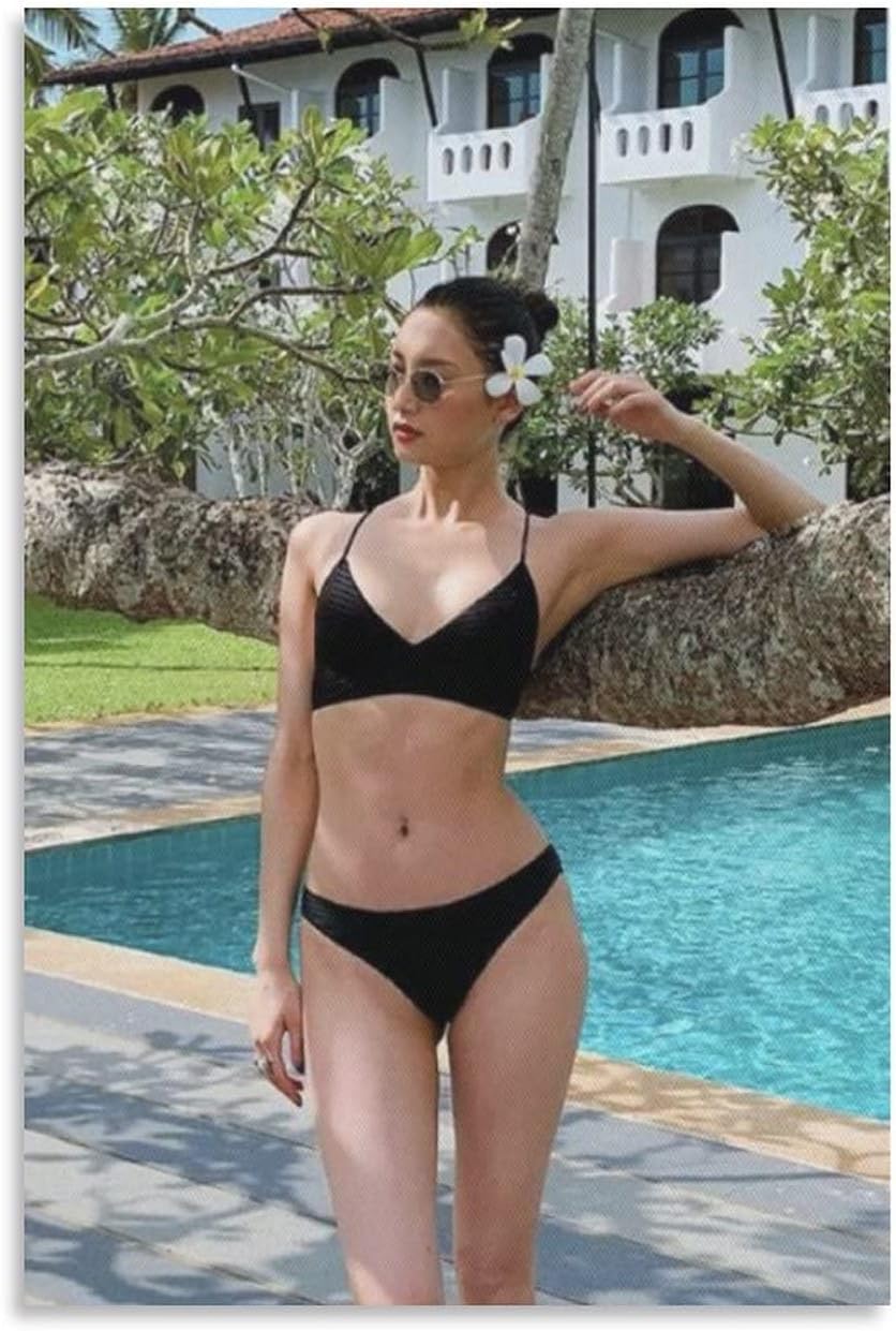 Amazon Co Jp 菜々緒 ななお 女優 モデル セクシー水着画像写真 バスルーム ベッドルーム リビング装飾 キャンバス ウォールアート プリント 油彩画 壁の絵24x36inch 60x90cm ホーム キッチン