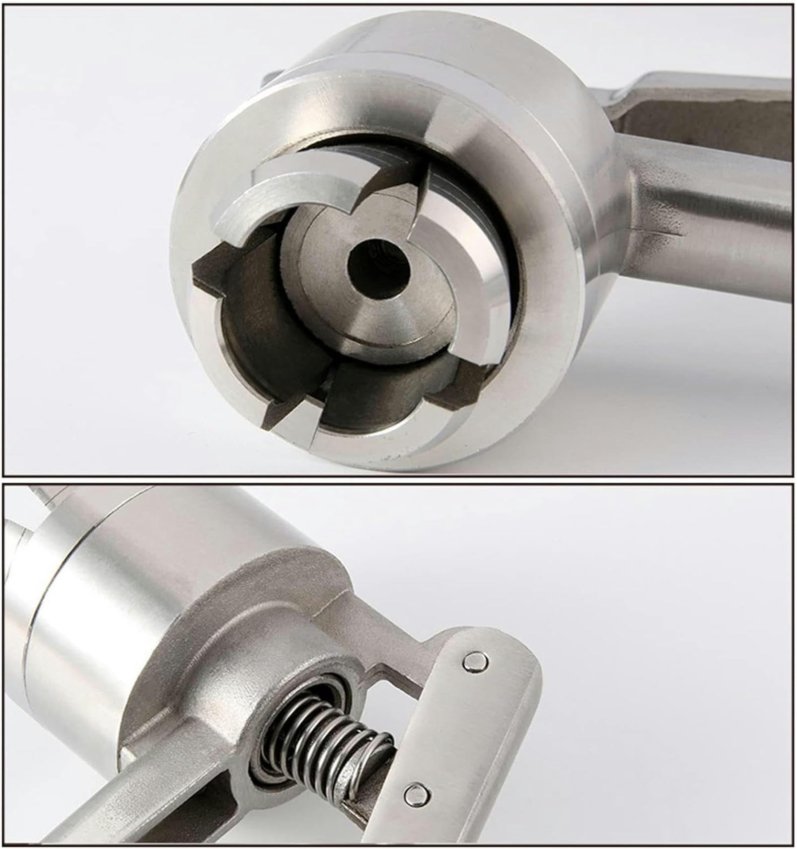 Generic Engarzadora manual de frascos de perfume en aerosol – Máquina de sellado de acero inoxidable de 13 mm/15 mm/20 mm, crimpadora de viales de mano para un buen sellado