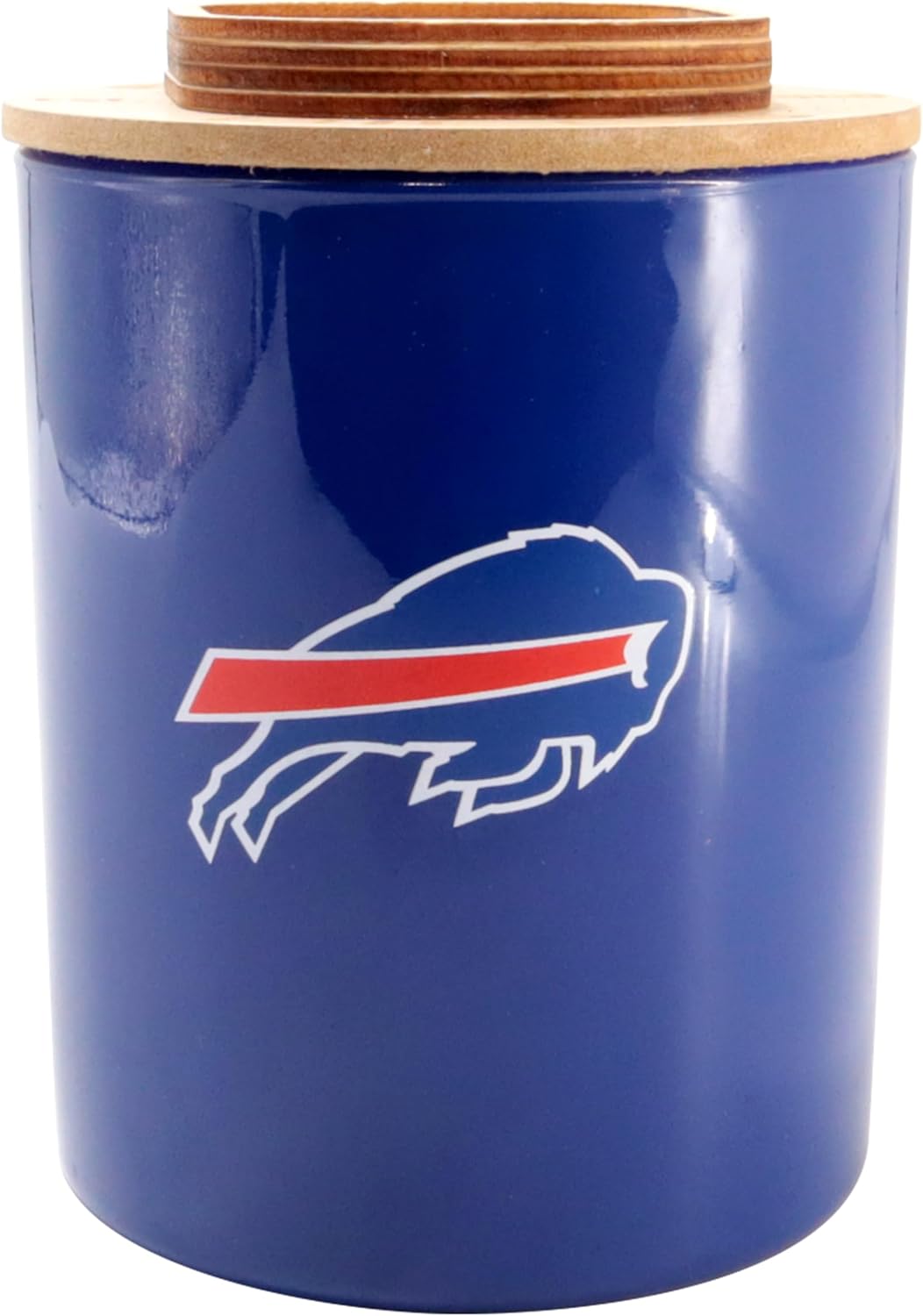 NFL Stadium Wood Top Glass Candle