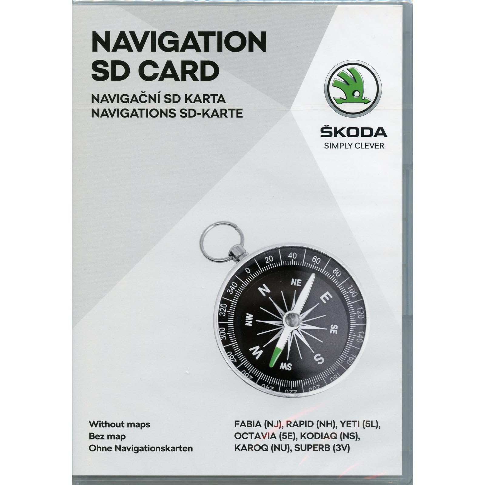 Skoda 5L0051236DF - Scheda di memoria SD da 32 GB, solo per browser MIB1/MIB2 Amundsen/Columbus, schede di navigazione non incluse