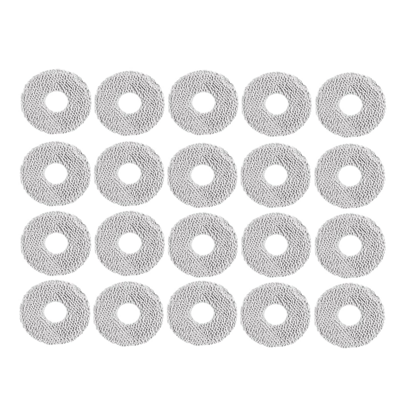 HIZON Accesorios for Robot Aspirador, Repuesto de Almohadilla de fregona, Compatible con dji,Romo A Romo P Romo S, Accesorios for Robot(50pcs)