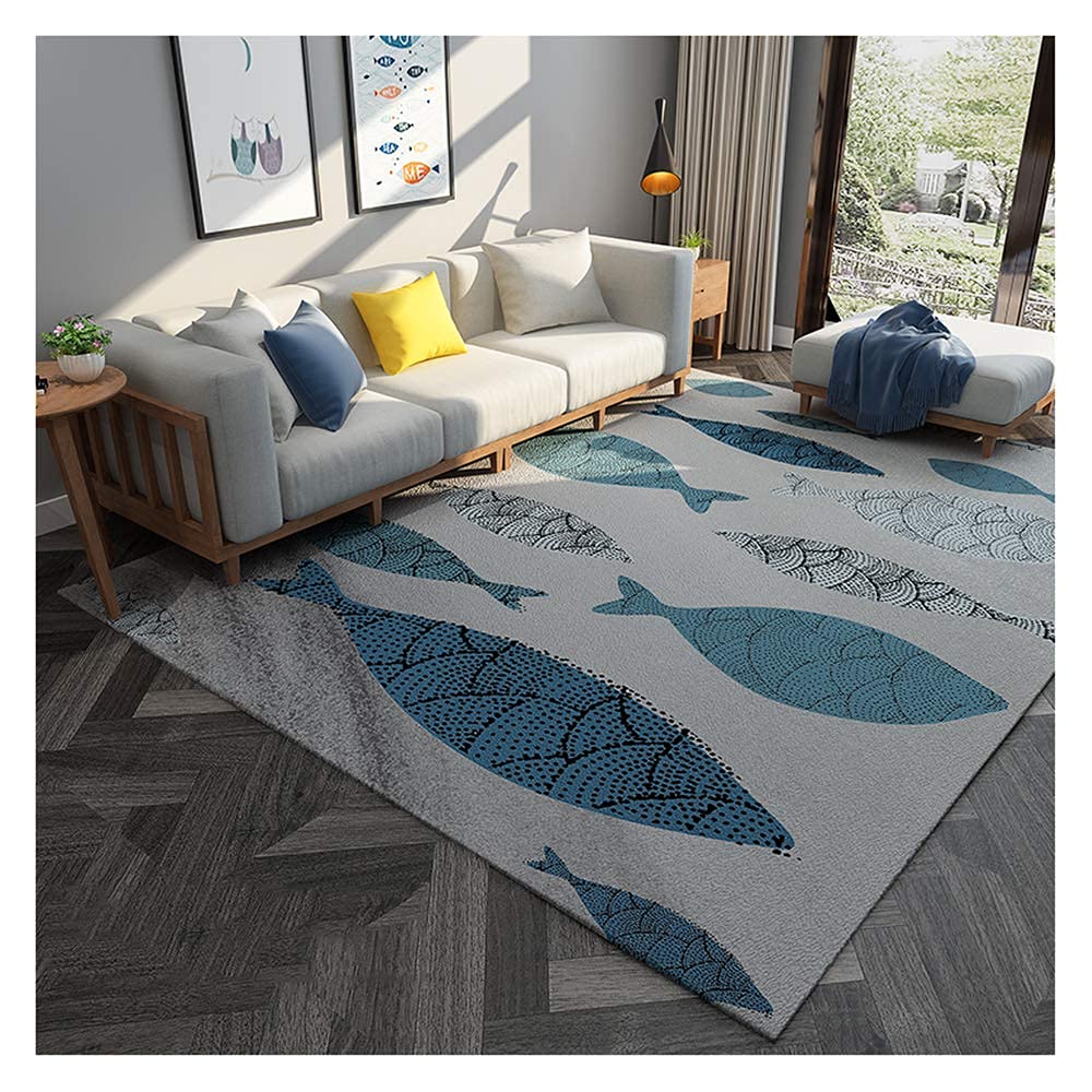 ZJCQAlarge Rugs for Bedroom, Indoor Front Door Rug Non-slip Wear-resistant, Kliving room rug chen Rugs Washable, Strong and Durable - A or B or C or D(Size:120×160cm,Color:B)