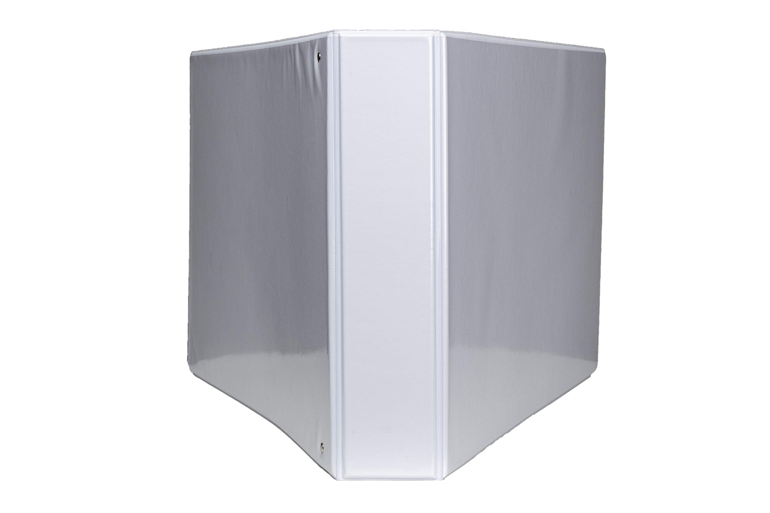 Raccoglitore DIN A3, in PVC, formato orizzontale in bianco, larghezza dorso 65 mm, meccanismo a 4 pezzi, altezza 50 mm
