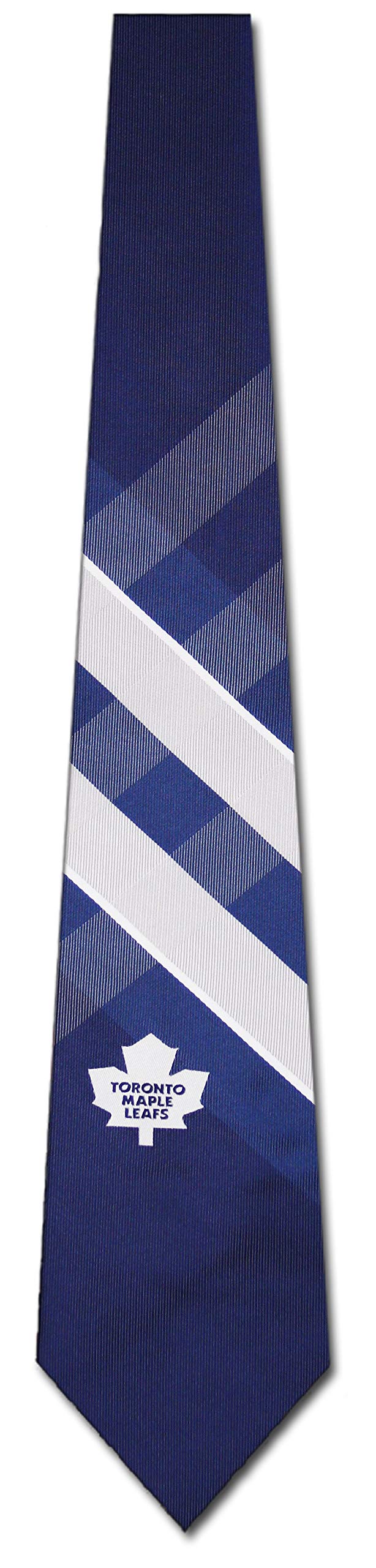 Maple Leafs Grid Poly Necktie Toronto Hockey Ties