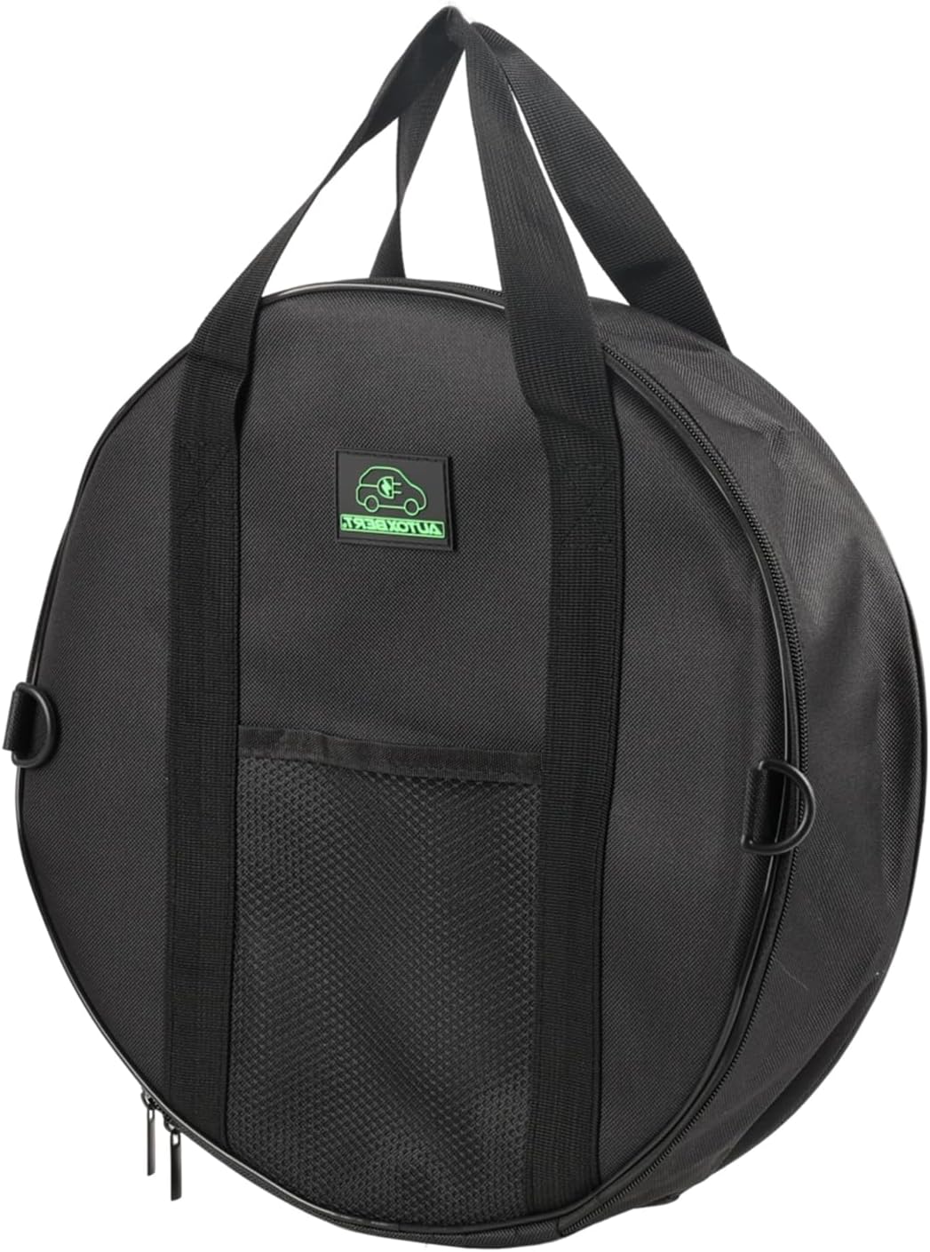 14 Inch Round EV Charging Cable Bag 600D Waterproof Jumper Cord Organizer