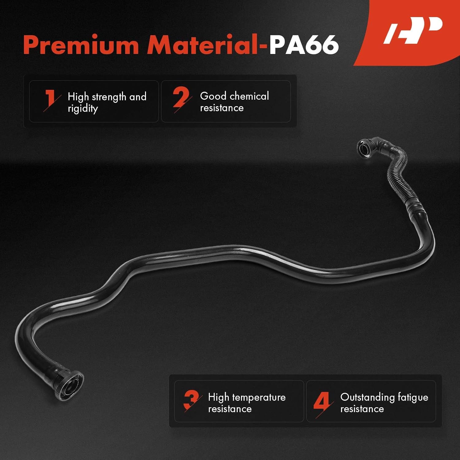 A-Premium Engine Crankcase Breather Hose Compatible with Porsche 911 1999-2003, Boxster 1997-2002