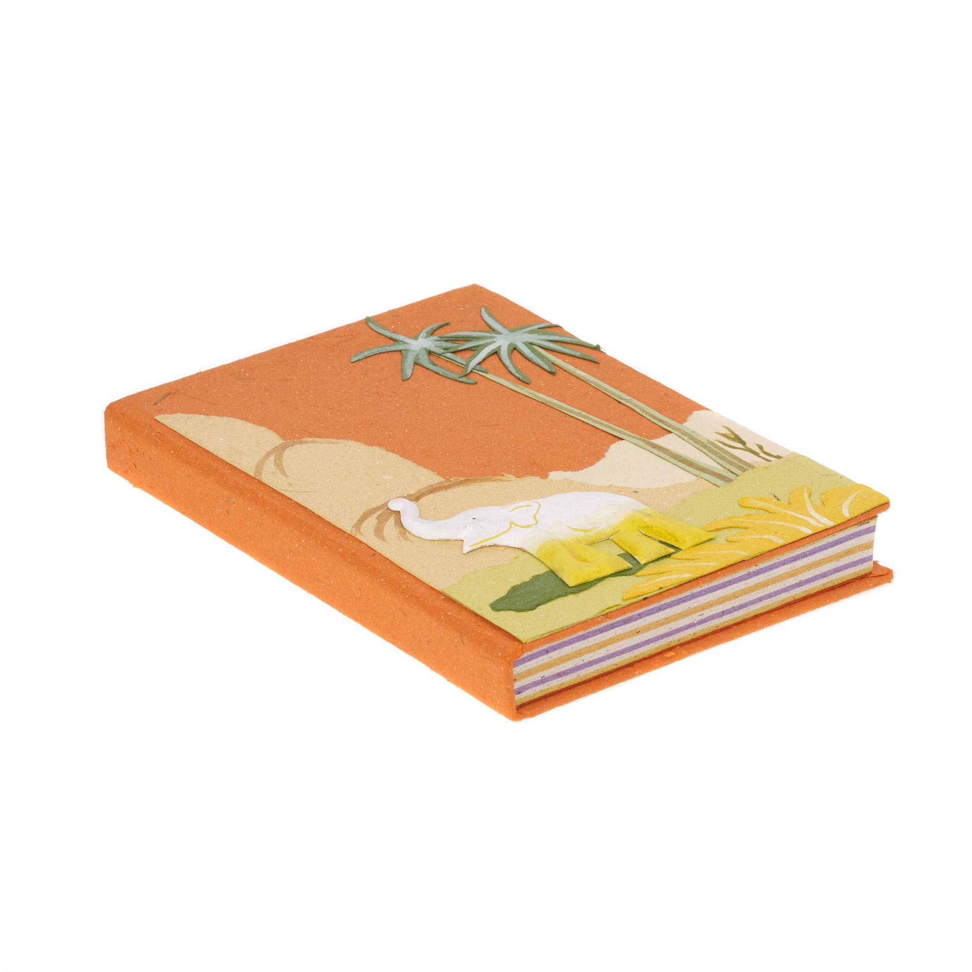 maximus elephant dung paper ノート メモ帳 Amazon.co.jp: 用紙高Eco Maximus Elephant Dungノートブック オレンジ