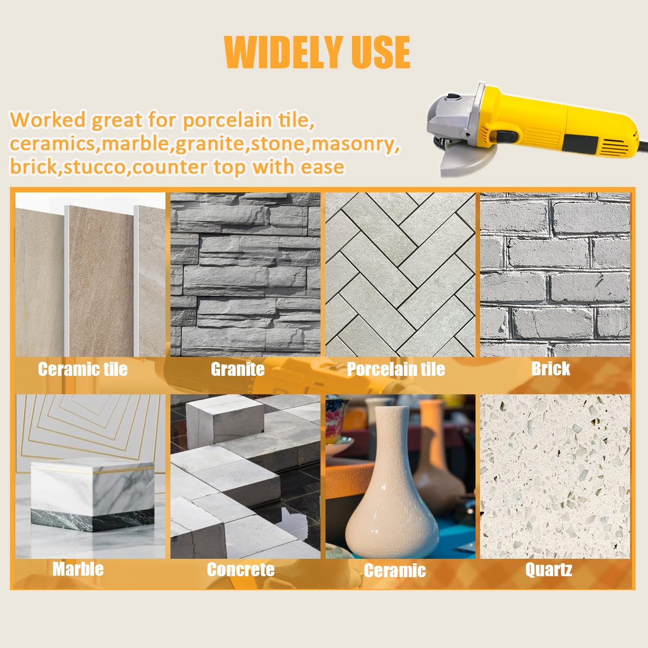 ドライダイヤモンドコアドリルビット 4インチ 100mm 磁器タイルセラミック大理石レンガ花崗岩掘削用 5/8-11スレッド 真空ろ