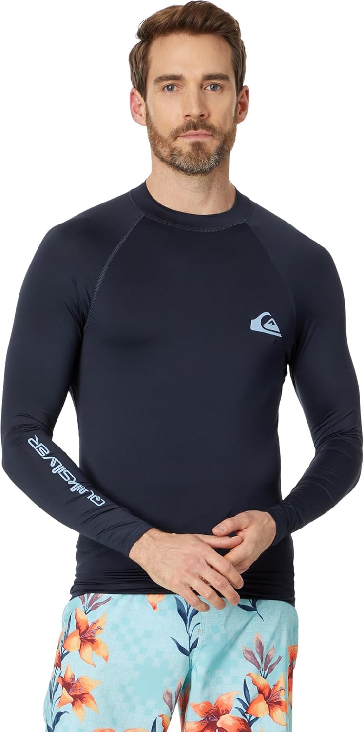 Quiksilver Everyday LS Rash Guard - Dark Navy - XXXL