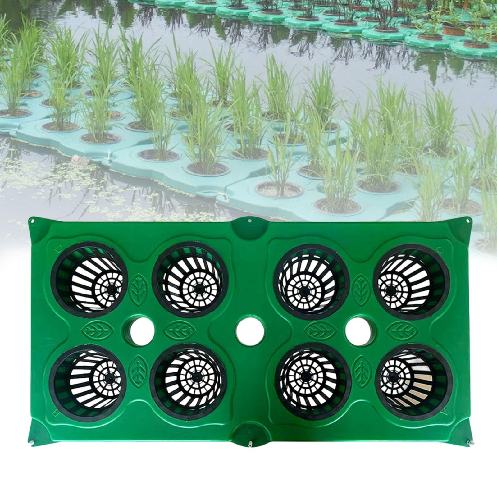 DAJIAYIQI Aquatic Plant Pots for Pond, Floating Planters Baskets