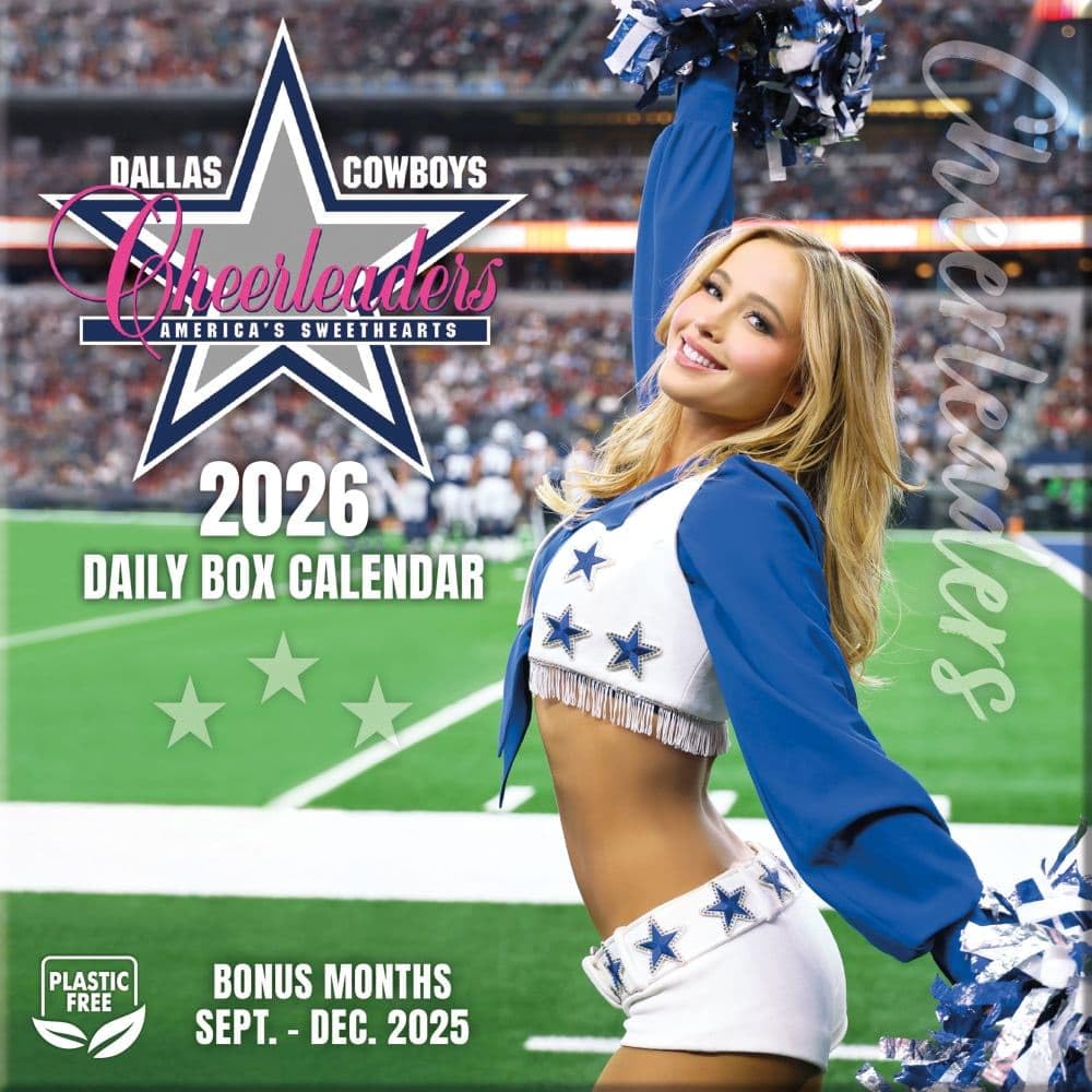 TURNER LICENSING Dallas Cowboys Cheerleaders Sideline Box Calendar (26998052010)