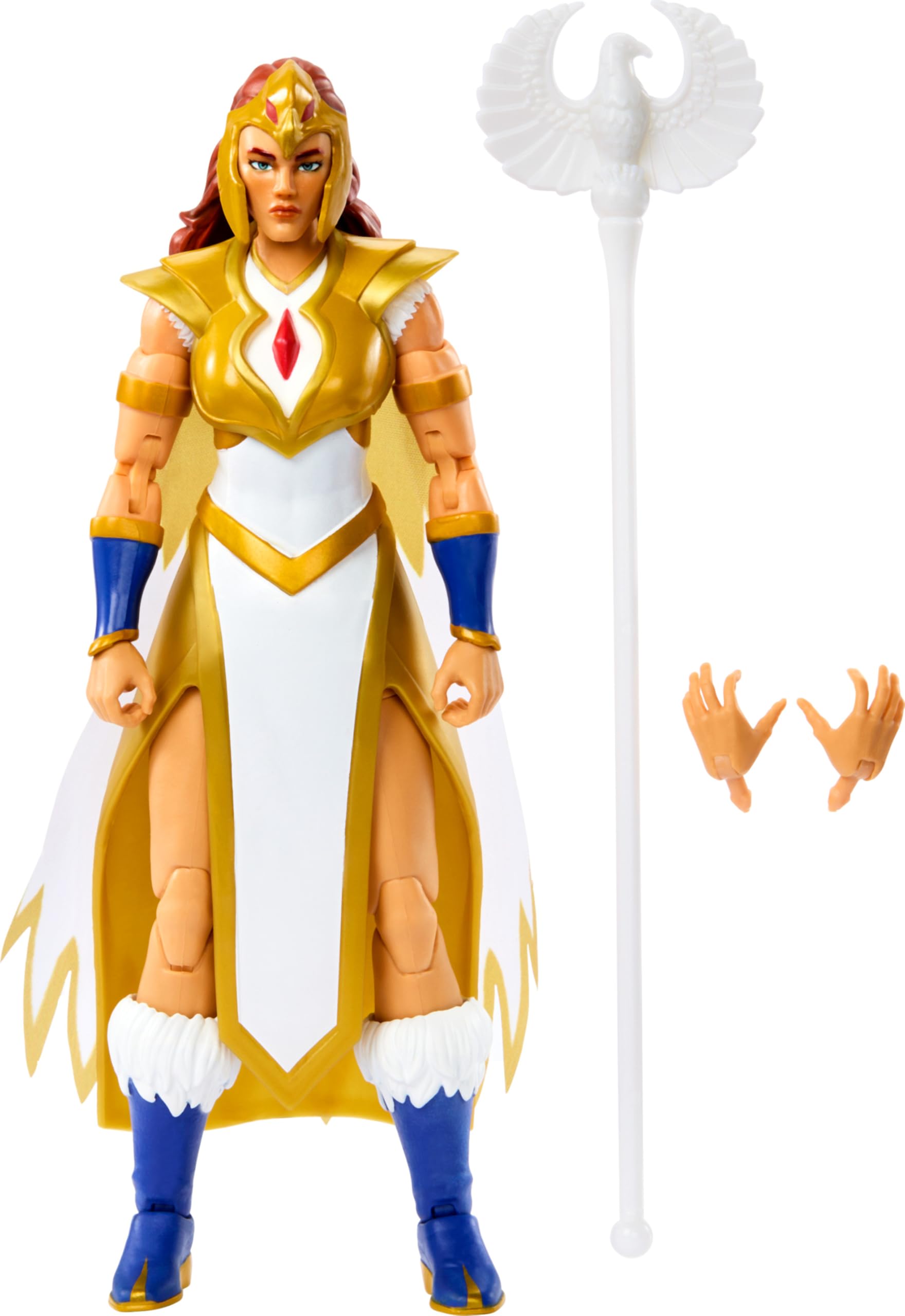 Masters of the Universe Revolution Masterverse Sorceress Teila Deluxe Collectible 30 Articulated Power Staff Soft Goods Cape MOTU Toy