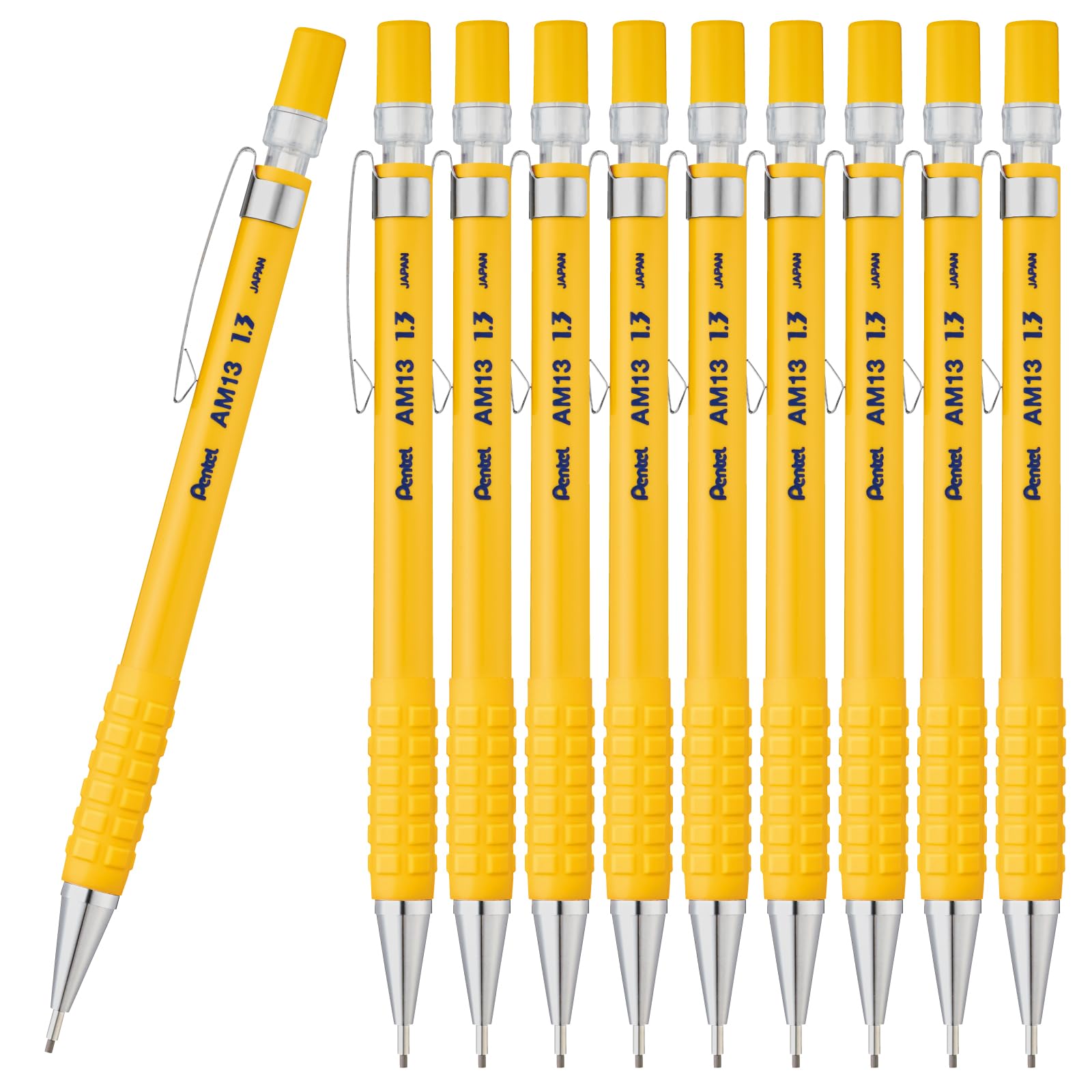 Amazon.co.jp: ぺんてる シャープペン AMAINシャープ 1.3mm イエロー