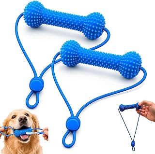 Durable Chew Toys for Dogs, Durable Action Prop Dog Teeth Cleaning Toy for Easier Daily Teeth Brushing, Premium Pet Oral Care Accessory Perfect for Small Medium and Large Size Dogs