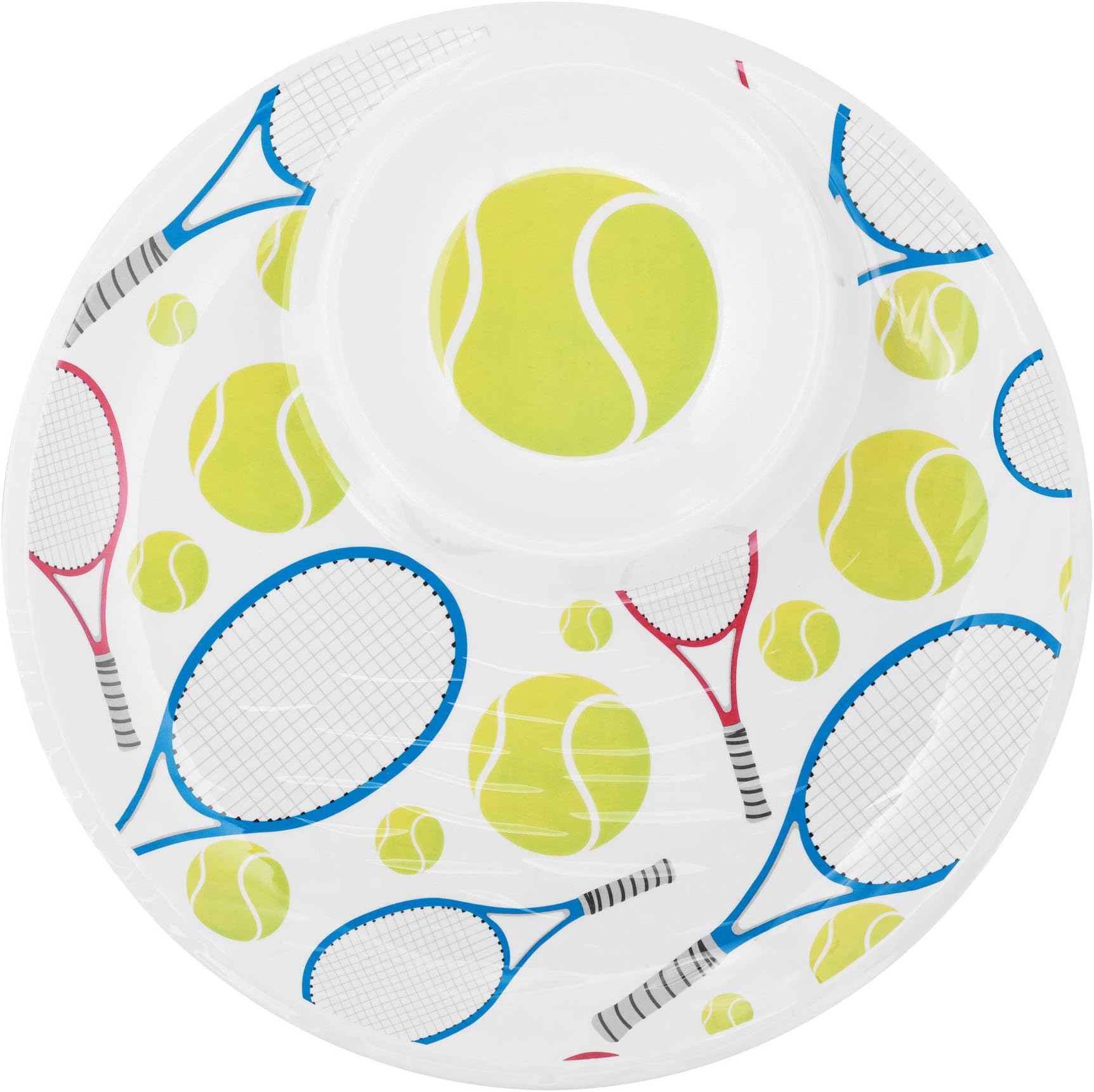 Tennis Chip and Dip Plate - Sports Lover