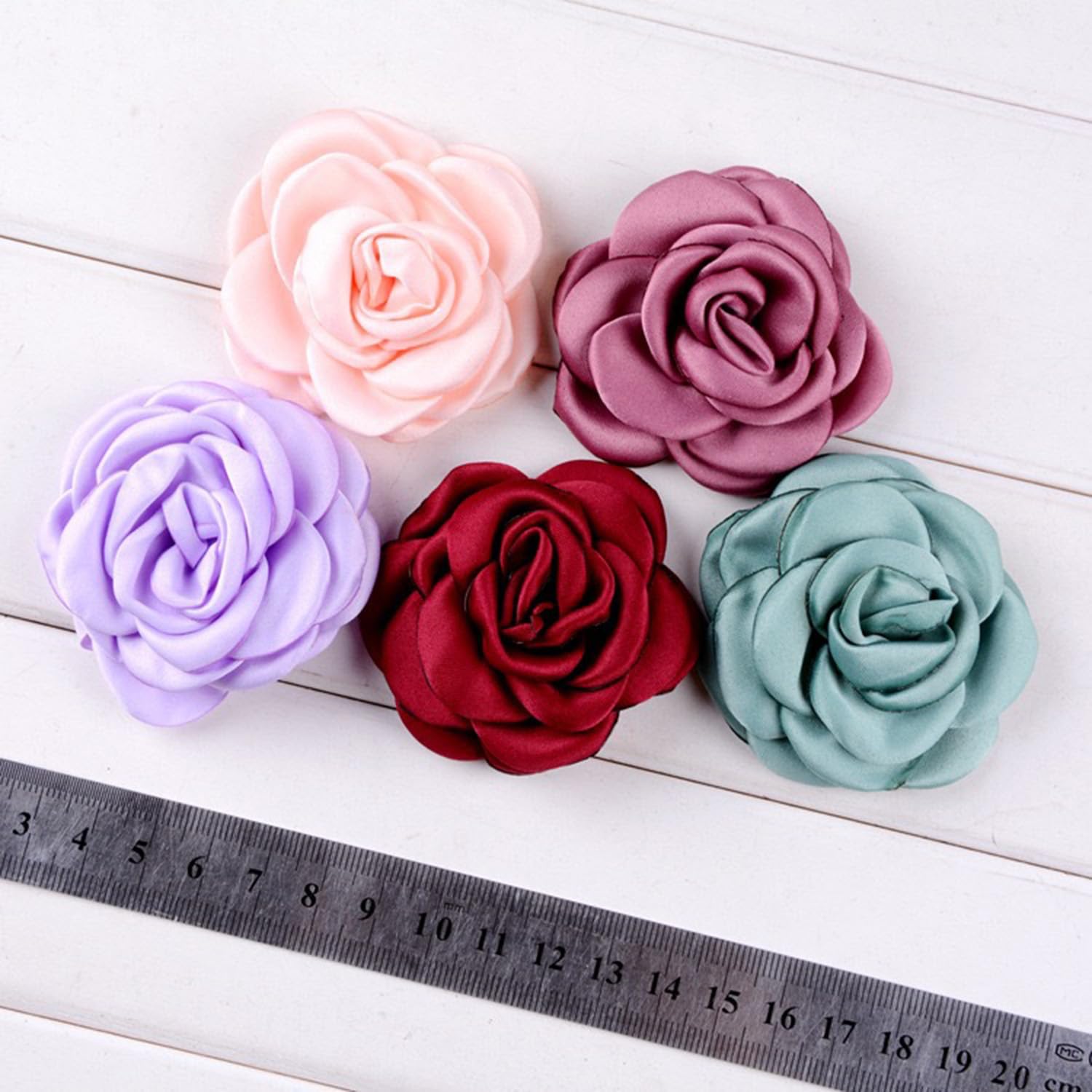 1 Yarda Rosa Flor Bordado De Cinta Para Ajuste, Co... – Grandado