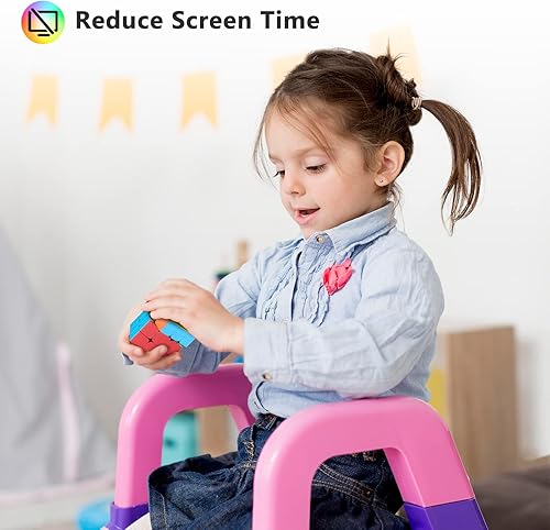 Miniatura 6 de Vdealen Juego de cubos de velocidad, juego de cubos mágicos de 2 x 2 x 2, 3 x 3 x 3, rompecabezas para fiesta de cumpleaños, Navidad, relleno de