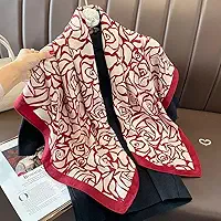 Lenço de seda para mulheres, leve, cetim, bandanas, cachecóis de cabeça, lenço de cetim para pescoço, 89 cm