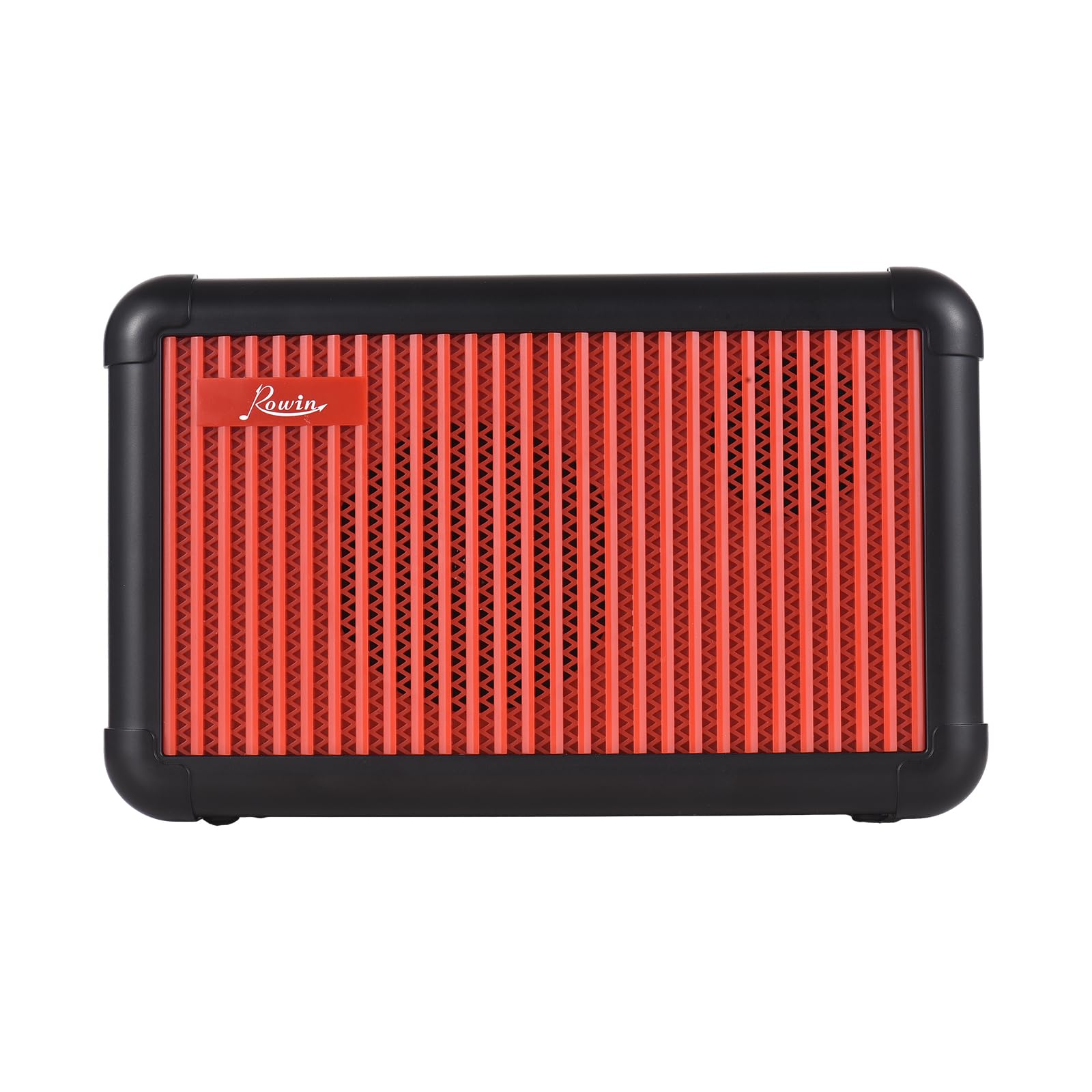 Fawoonu Electric Guitar Amp 15W Wireless BT Speaker Acoustic Guitar Amp with Tuning Function 8 Sound Effects 2200mAh Battery for Daily Practice Portable Guitar Speaker